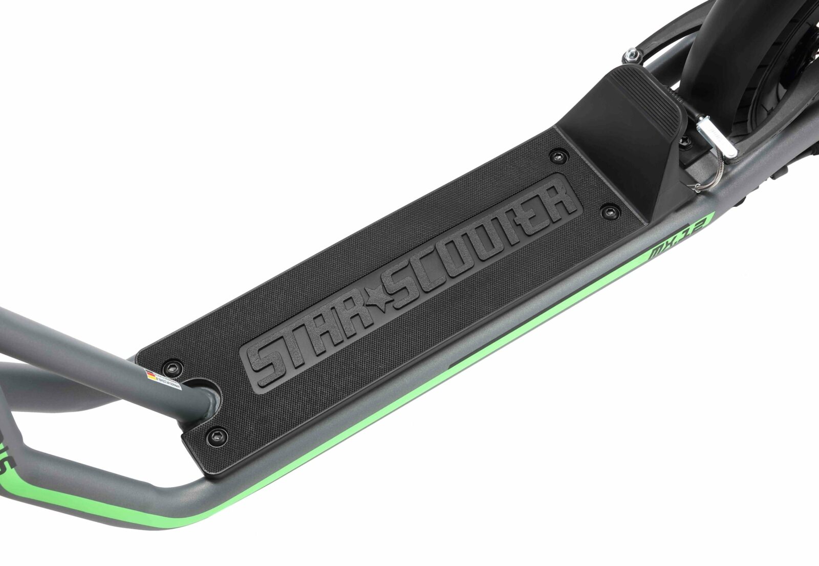 STAR SCOOTER autoped, 12 inch + 10 inch, grijs - Afbeelding 6