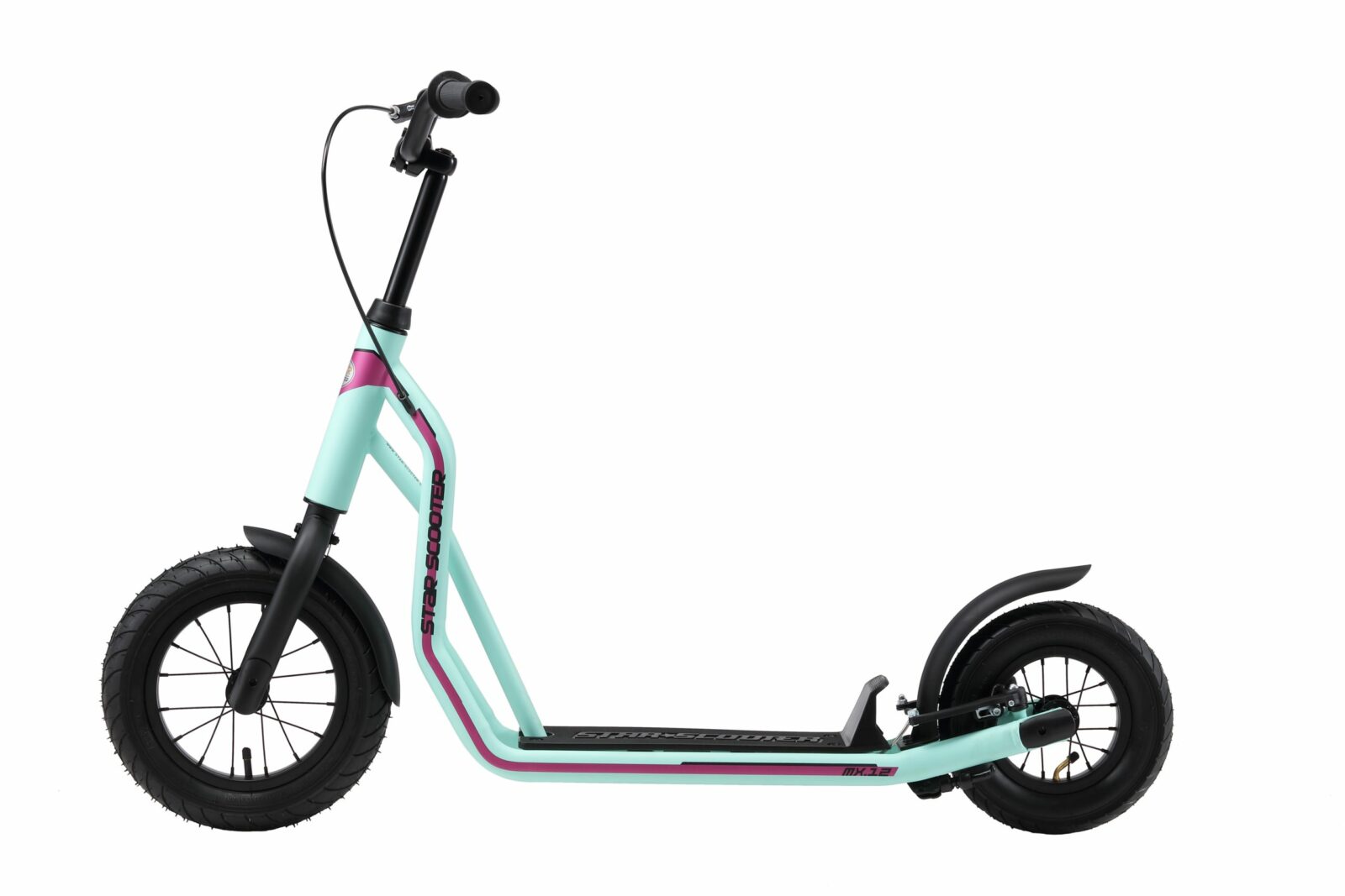 STAR SCOOTER autoped, 12 inch + 10 inch, mint - Afbeelding 10