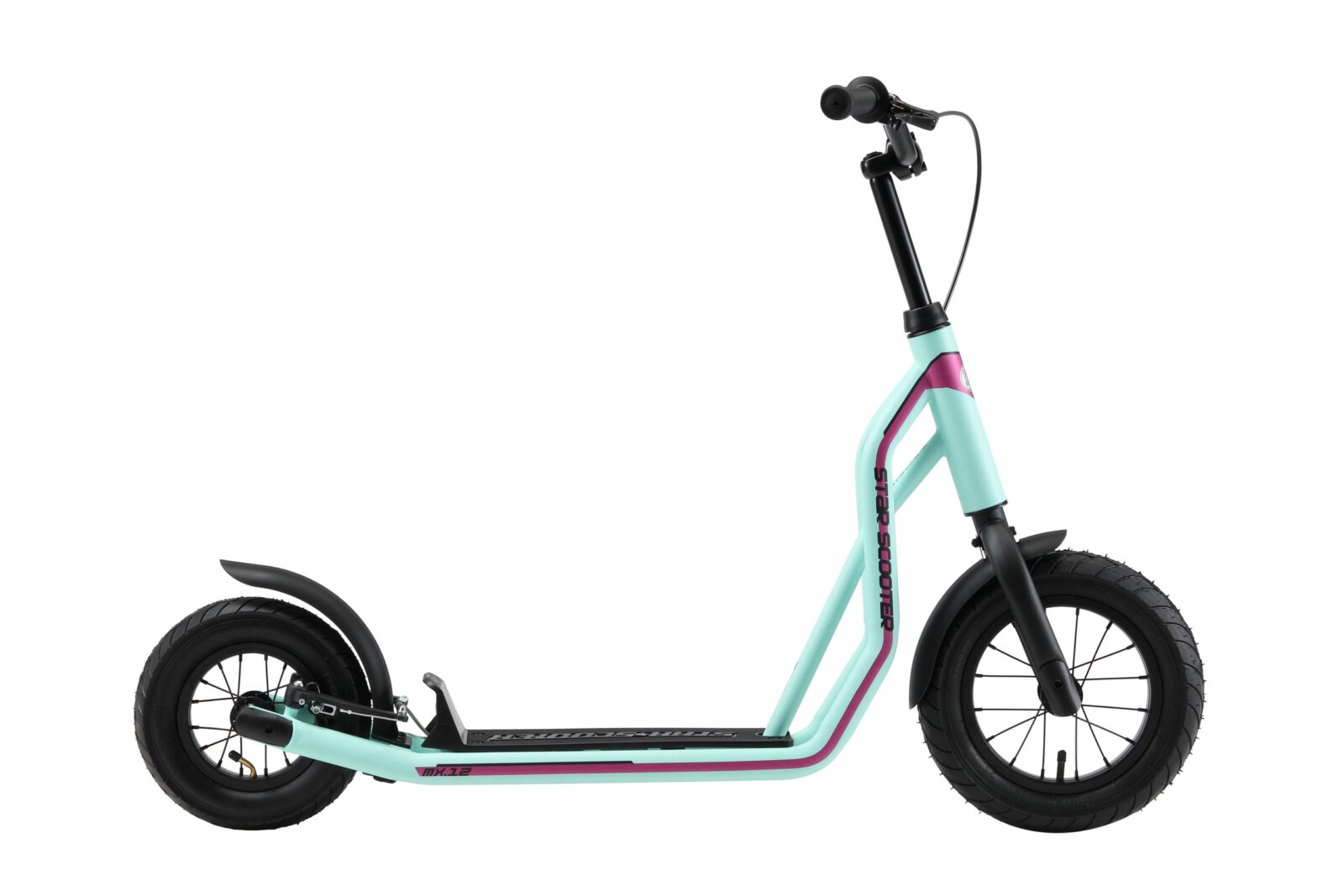 STAR SCOOTER autoped, 12 inch + 10 inch, mint - Afbeelding 2