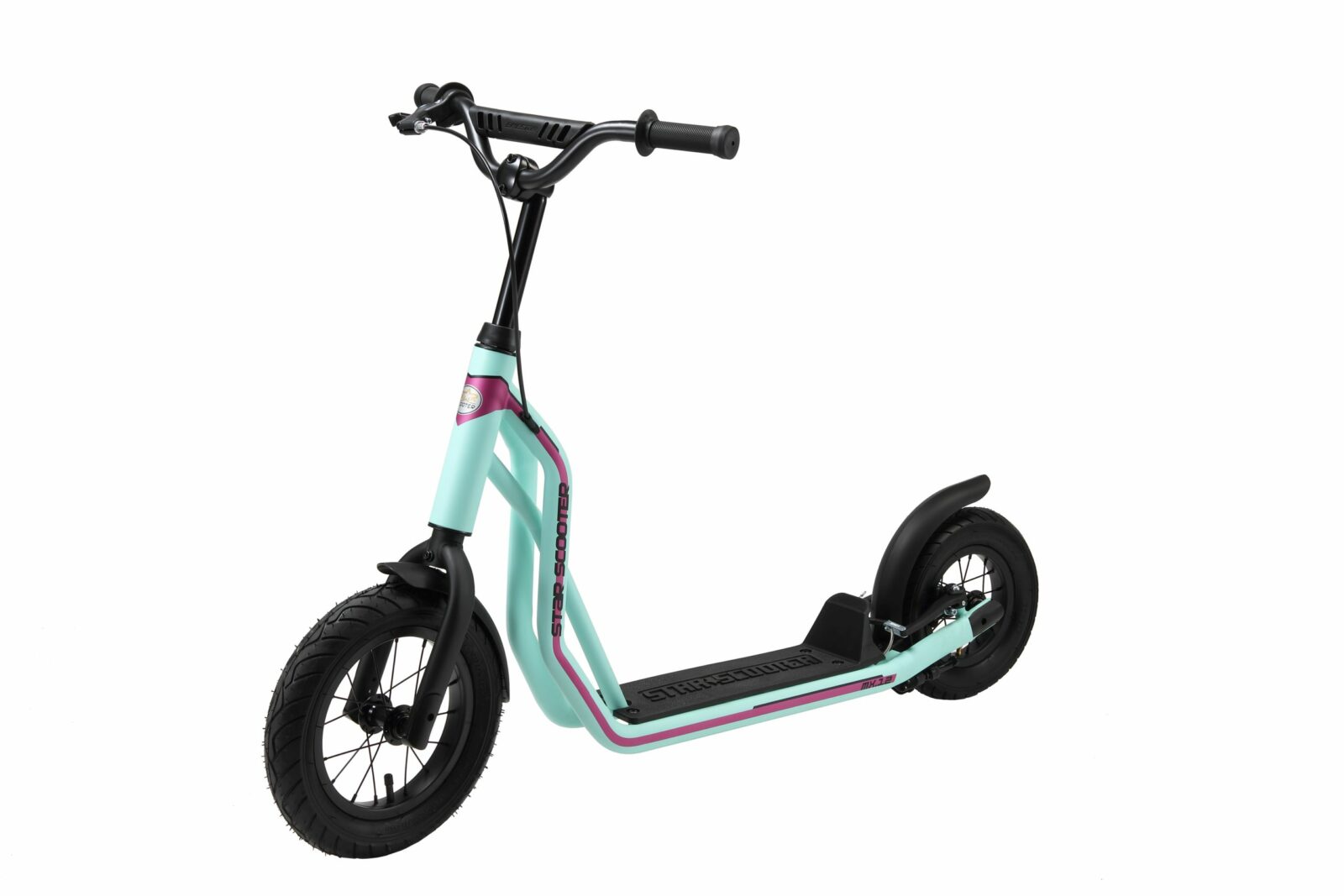STAR SCOOTER autoped, 12 inch + 10 inch, mint - Afbeelding 9