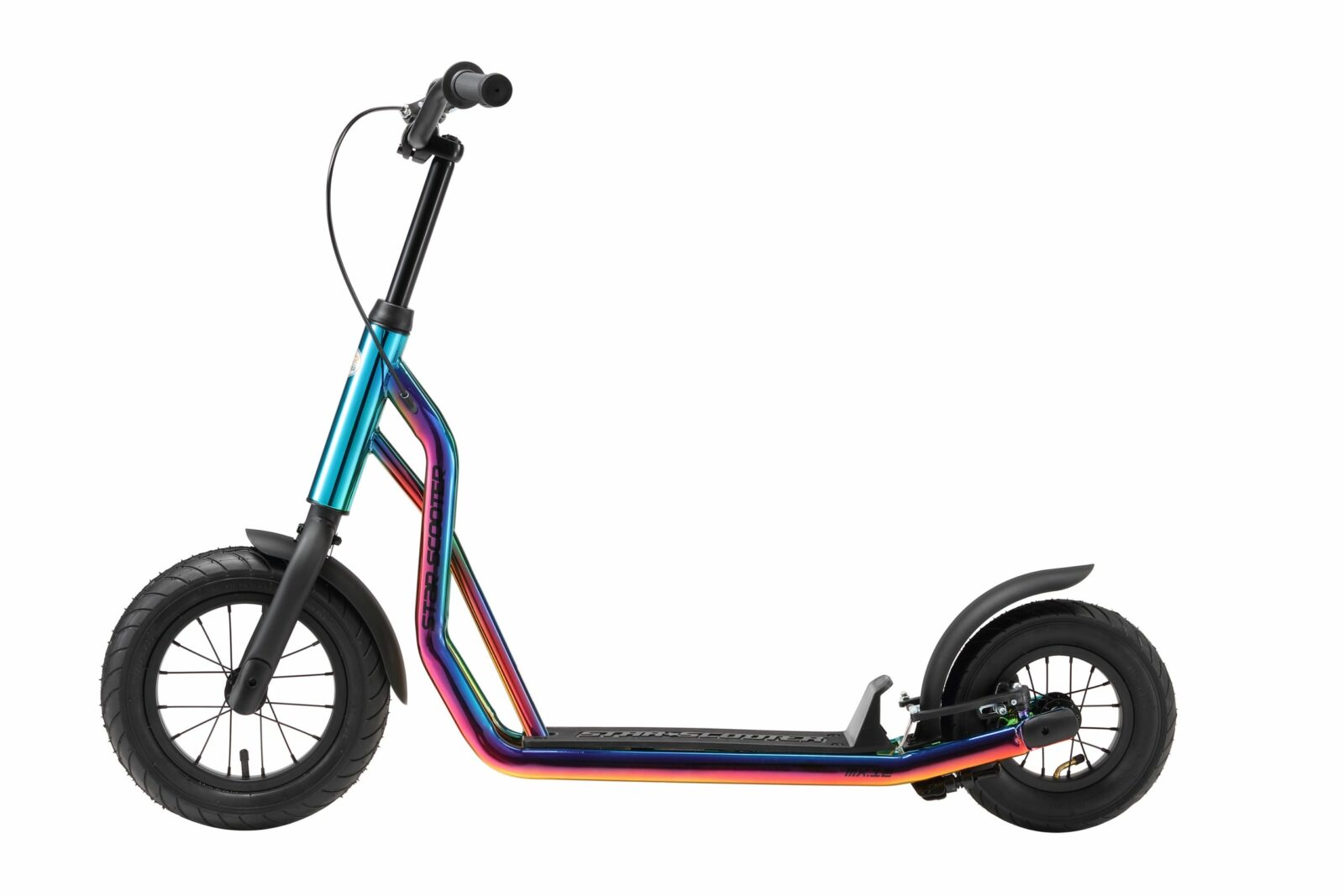 STAR SCOOTER autoped, 12 inch + 10 inch, chroom - Afbeelding 10