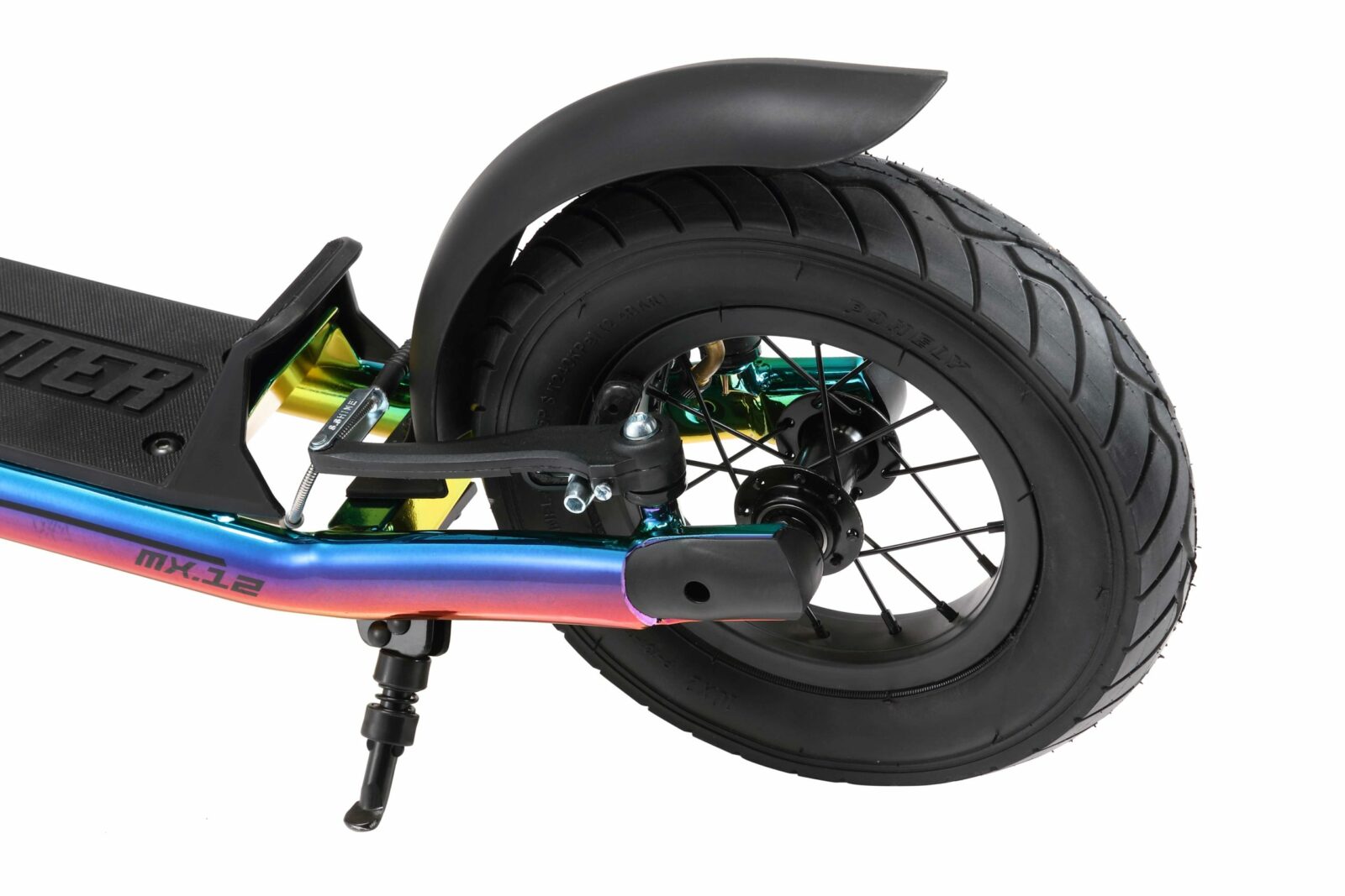 STAR SCOOTER autoped, 12 inch + 10 inch, chroom - Afbeelding 4