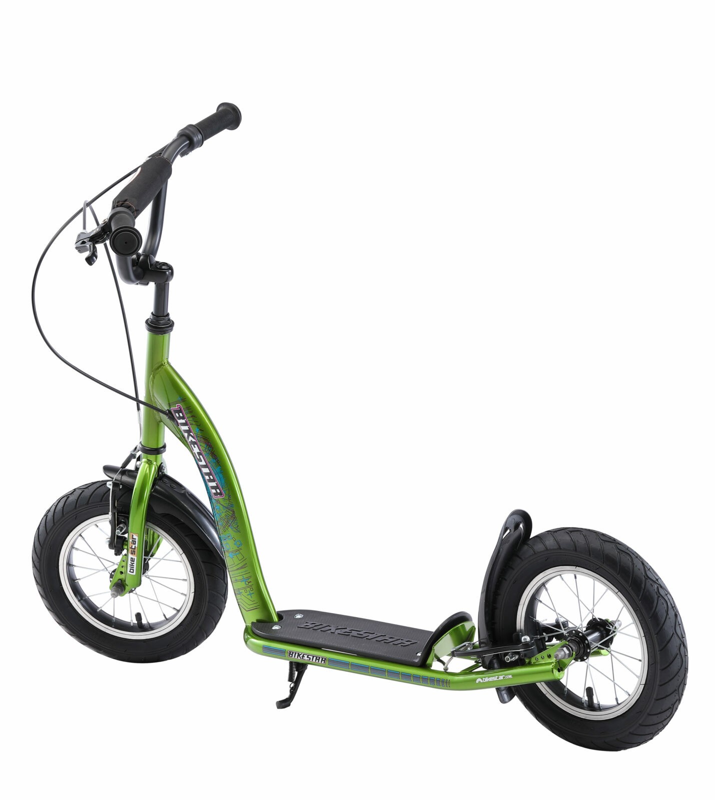 Bikestar autoped, 12 inch, Sport step, groen - Afbeelding 5