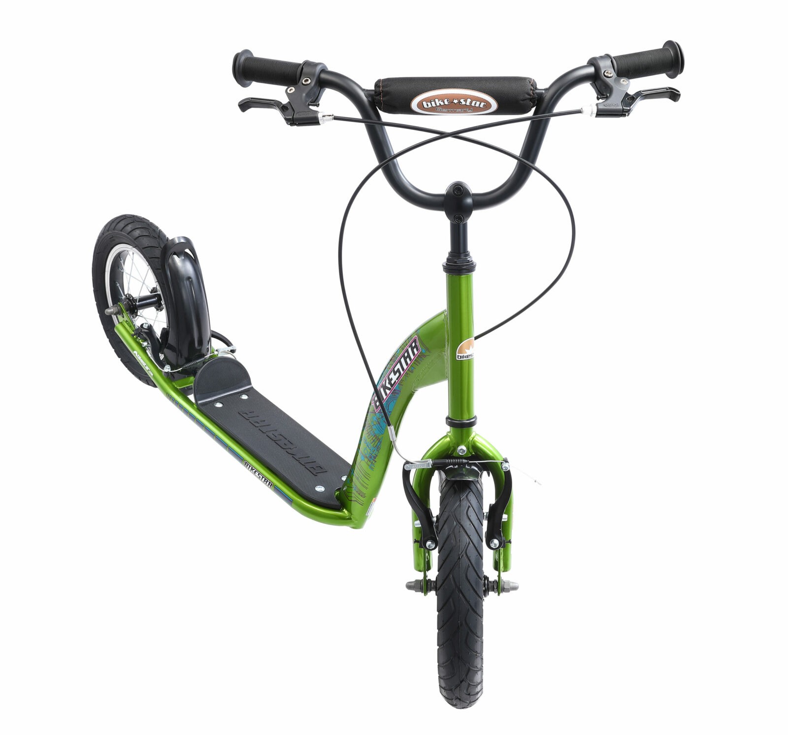 Bikestar autoped, 12 inch, Sport step, groen - Afbeelding 7