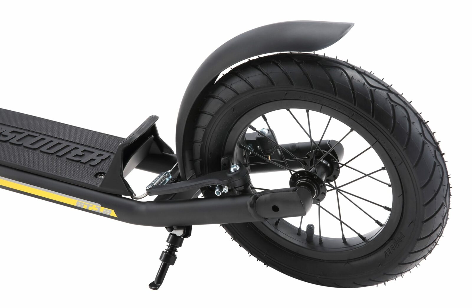 Bikestar autoped New Gen Sport 12 inch zwart - Afbeelding 4