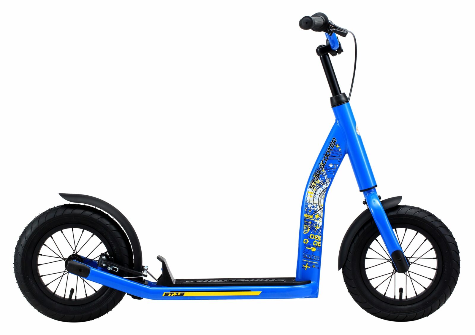 Bikestar autoped New Gen Sport 12 inch blauw - Afbeelding 2