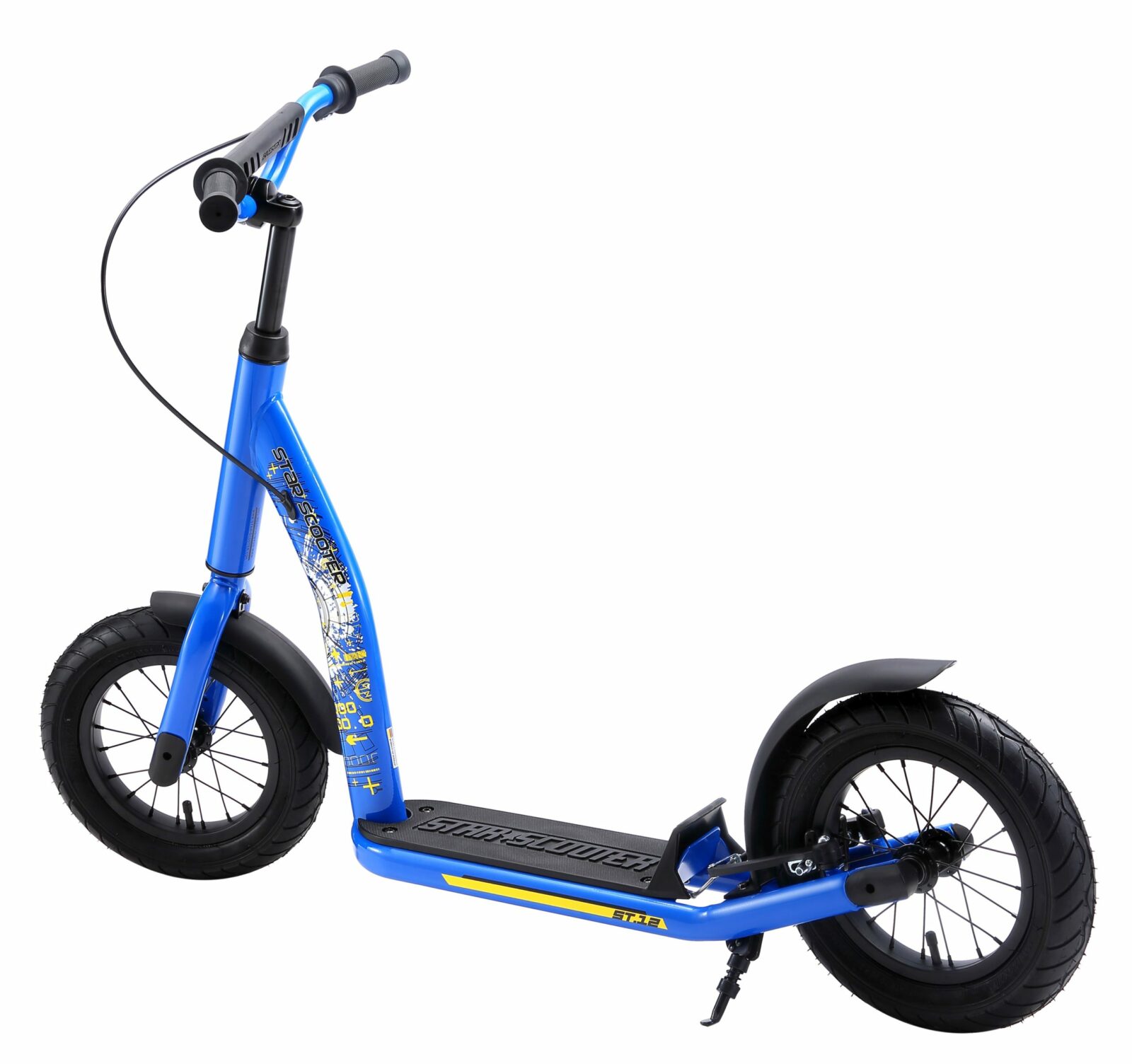 Bikestar autoped New Gen Sport 12 inch blauw - Afbeelding 3