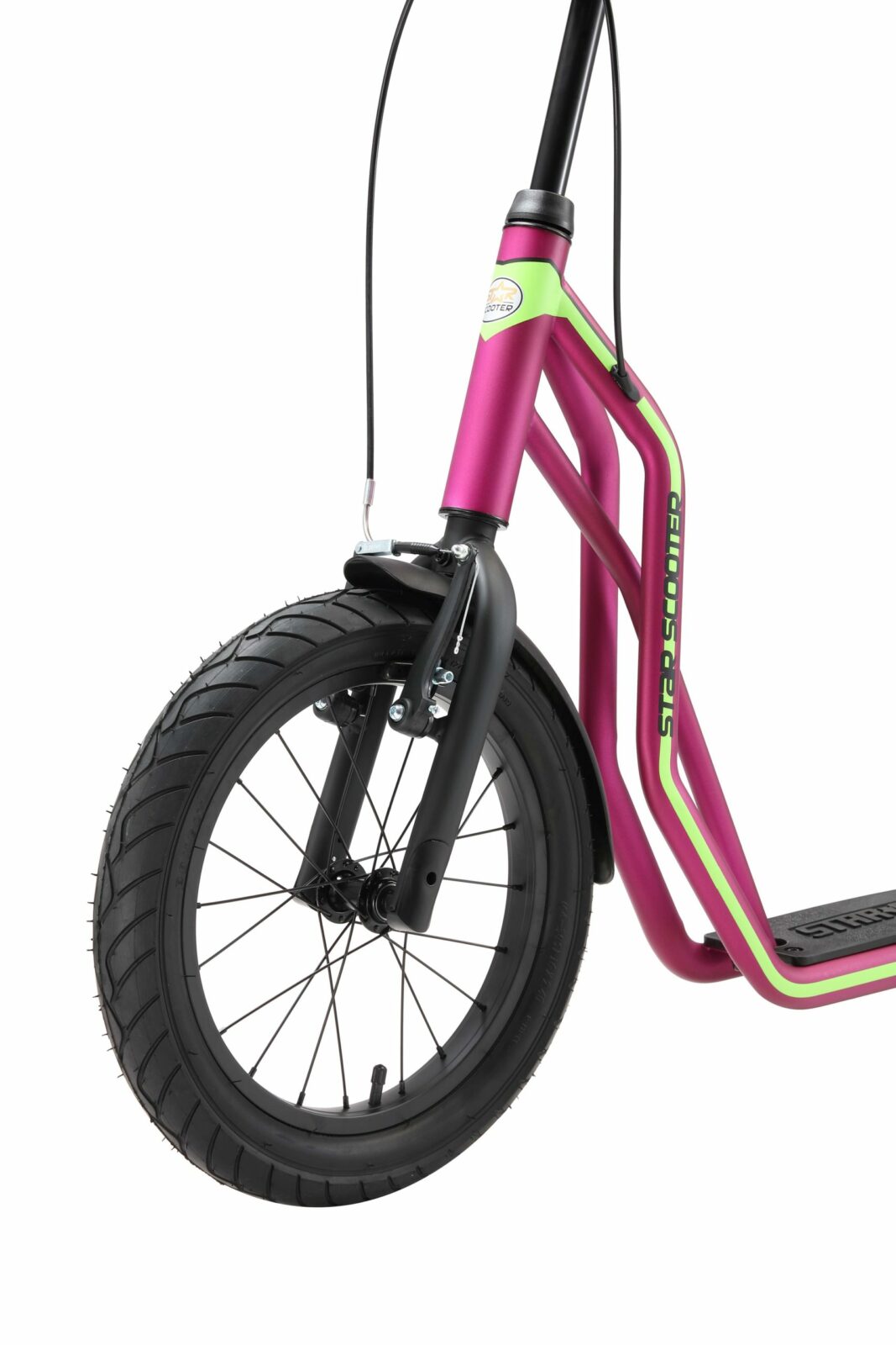 STAR SCOOTER autoped 16 inch + 12 inch, paars - Afbeelding 5