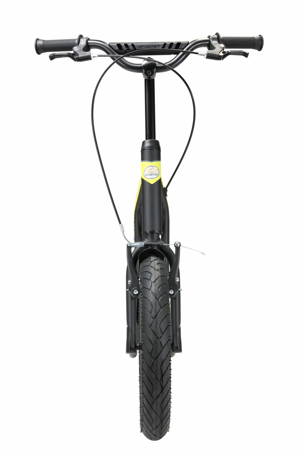 STAR SCOOTER autoped 16 inch + 12 inch, zwart - Afbeelding 8