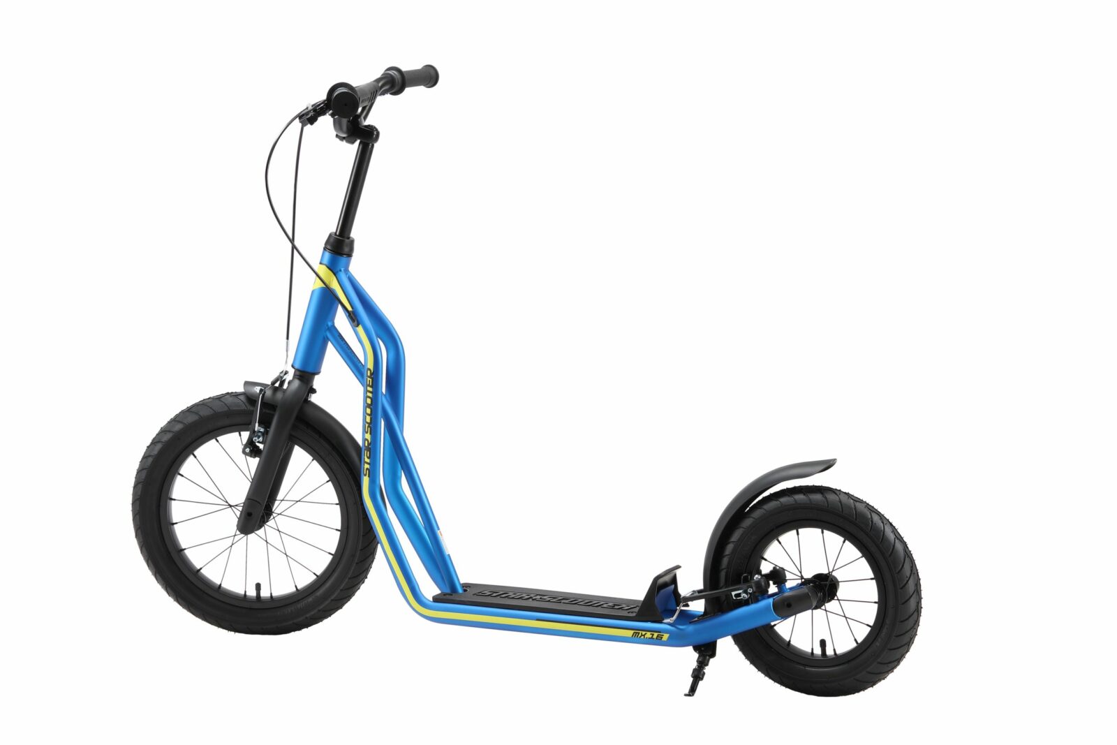 STAR SCOOTER autoped 16 inch + 12 inch, blauw - Afbeelding 3