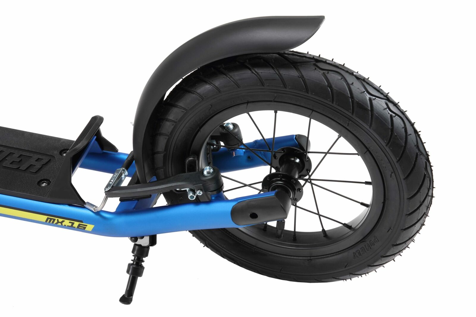 STAR SCOOTER autoped 16 inch + 12 inch, blauw - Afbeelding 4