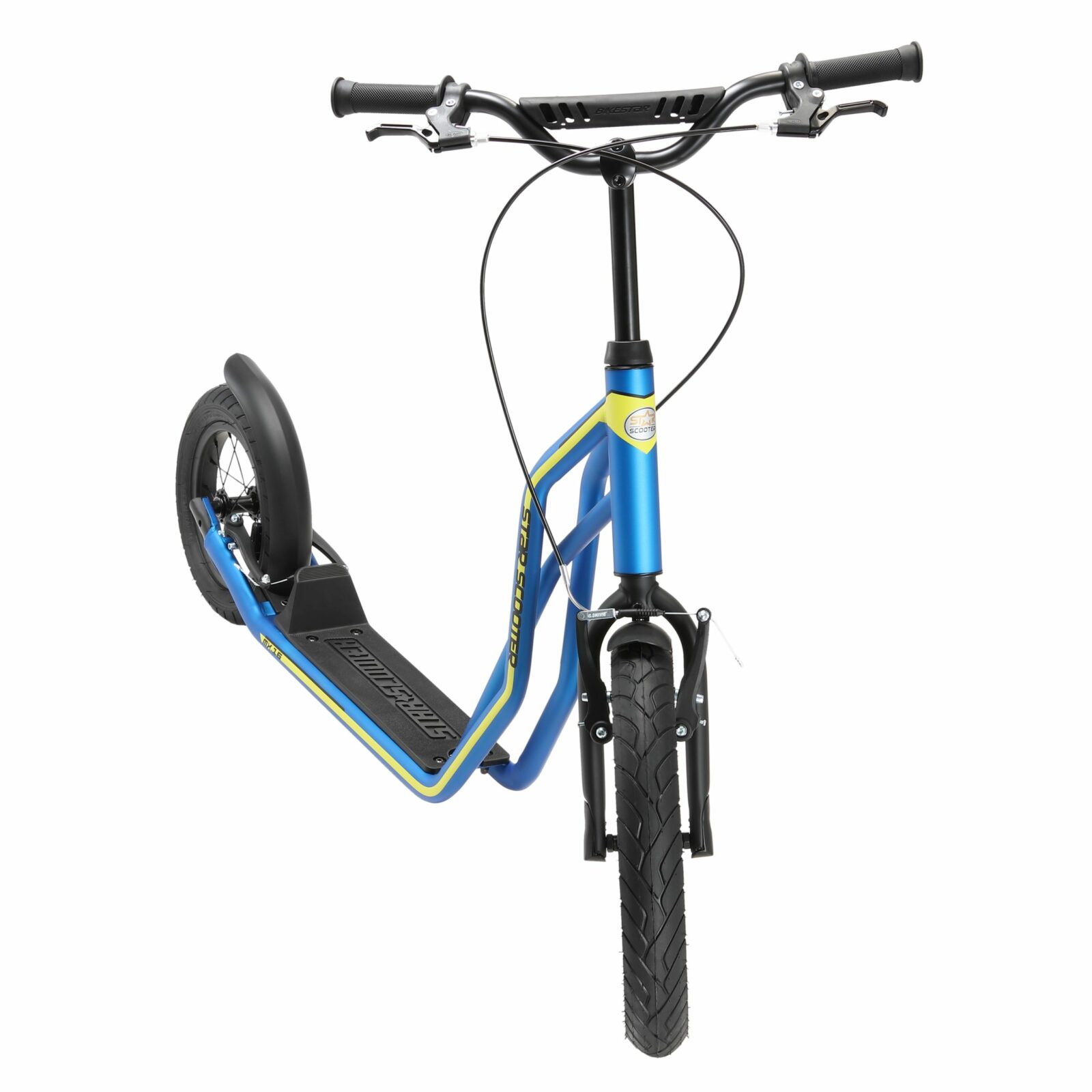 STAR SCOOTER autoped 16 inch + 12 inch, blauw - Afbeelding 7