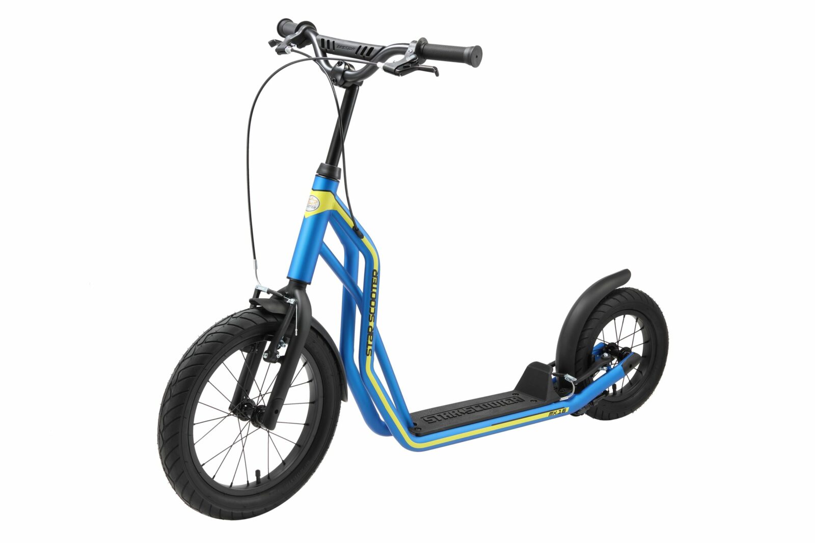 STAR SCOOTER autoped 16 inch + 12 inch, blauw - Afbeelding 9