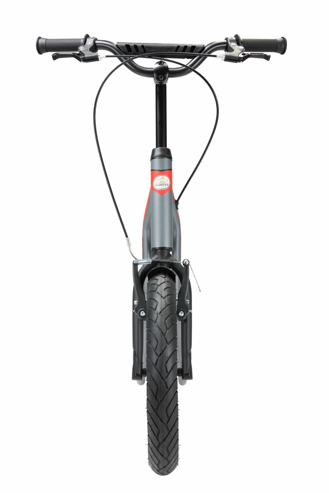 STAR SCOOTER autoped 16 inch + 12 inch, grijs - Afbeelding 8