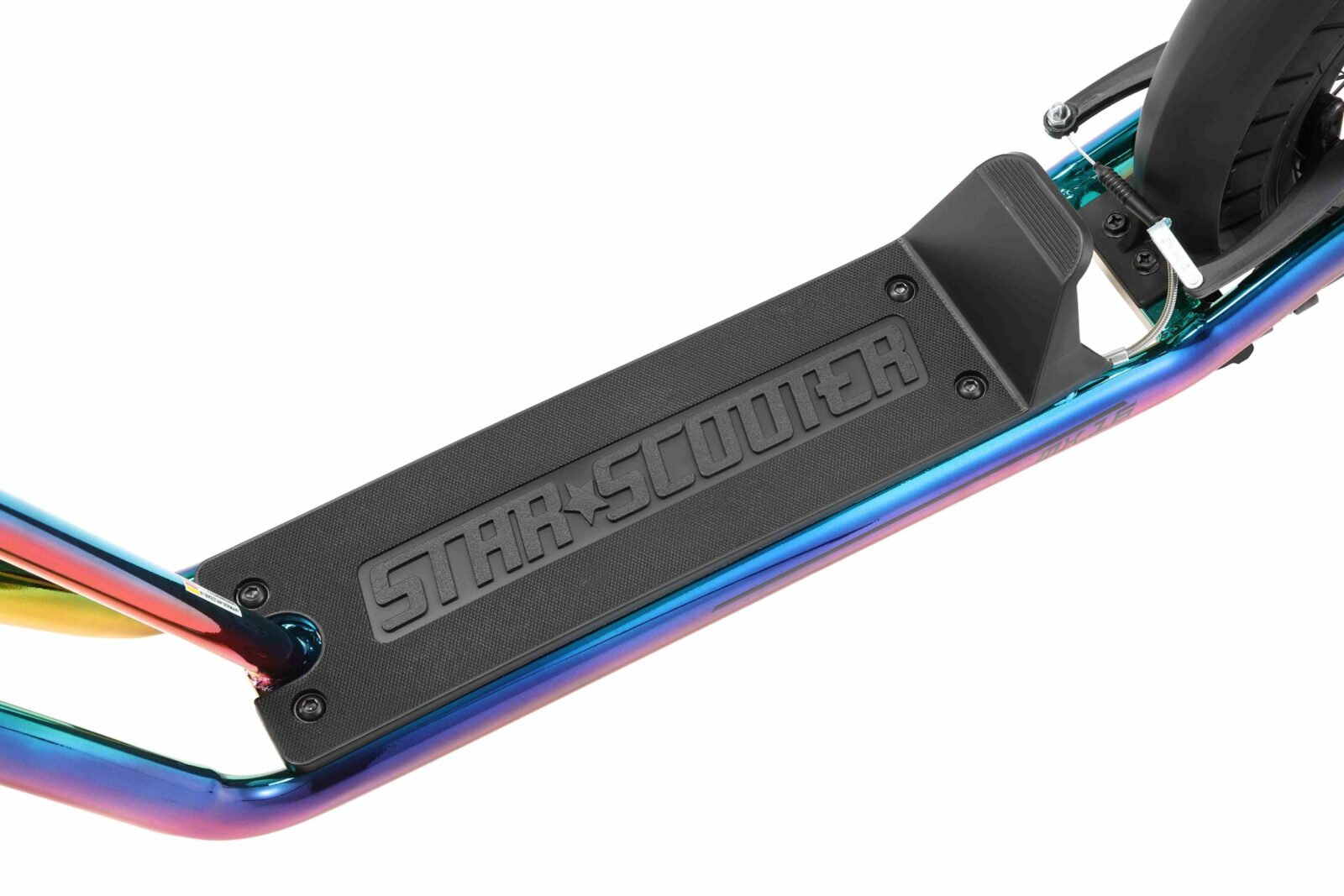 STAR SCOOTER autoped 16 inch + 12 inch, chroom - Afbeelding 6