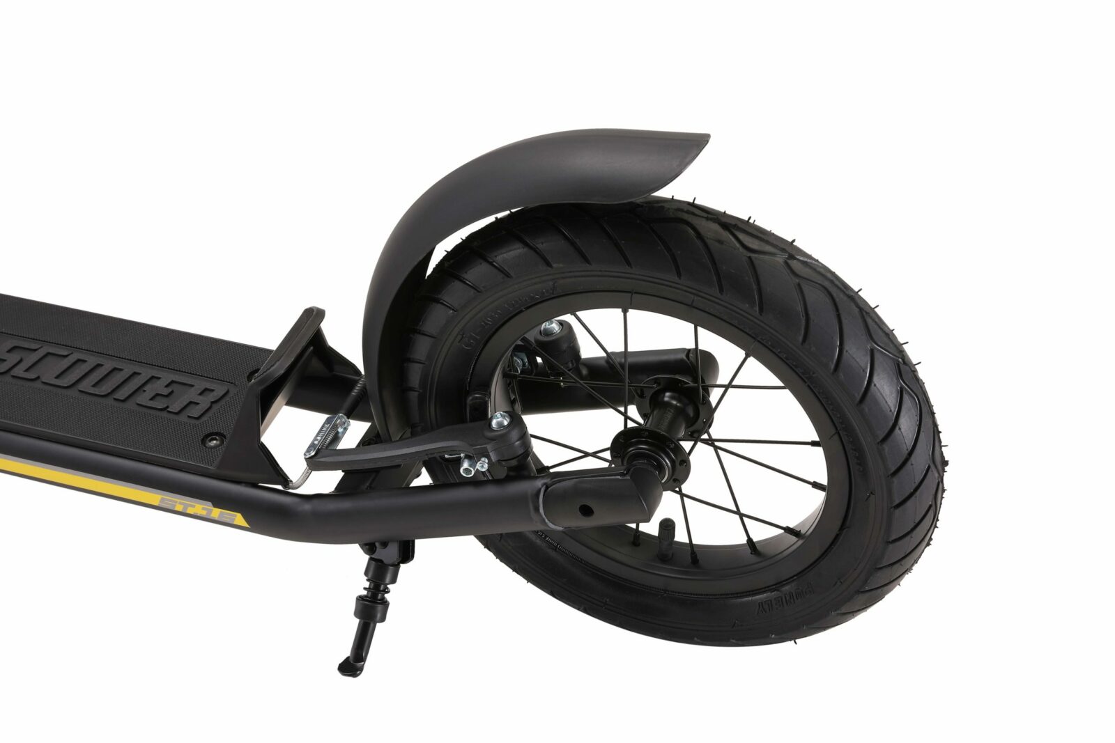 Bikestar autoped New Gen Sport 16 inch - 12 inch zwart - Afbeelding 5