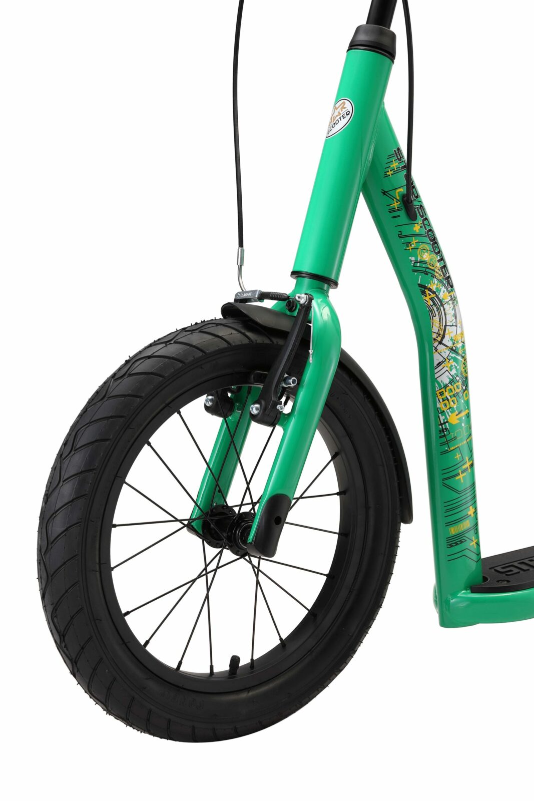 Bikestar autoped New Gen Sport 16 inch - 12 inch groen - Afbeelding 8