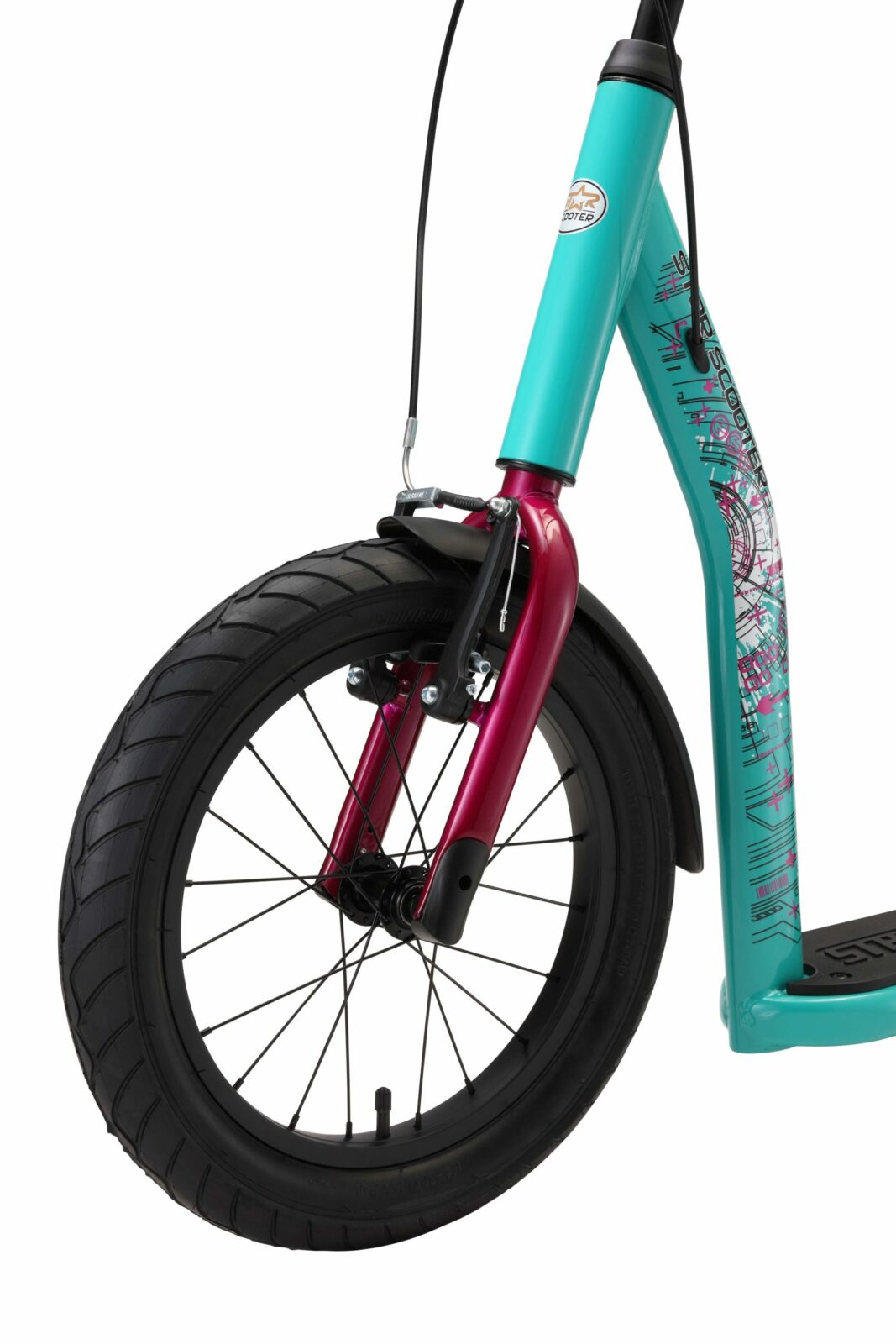 Bikestar autoped New Gen Sport 16 inch - 12 inch mint - Afbeelding 8