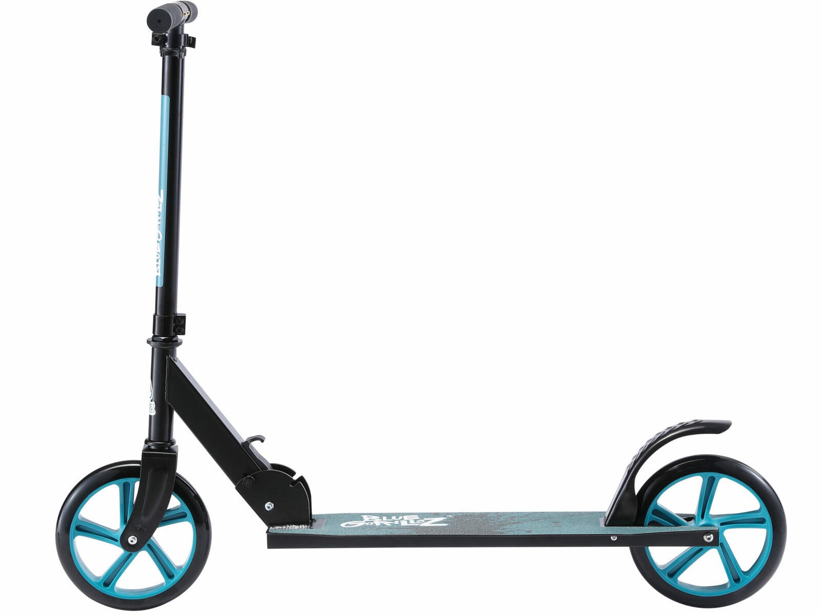 BLUE GORILLAZ Alu City , 205mm vouwstep Super Slim, zwart - Afbeelding 2