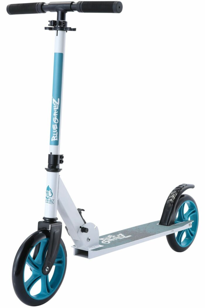 BLUE GORILLAZ Alu City , 205mm vouwstep Super Slim, wit