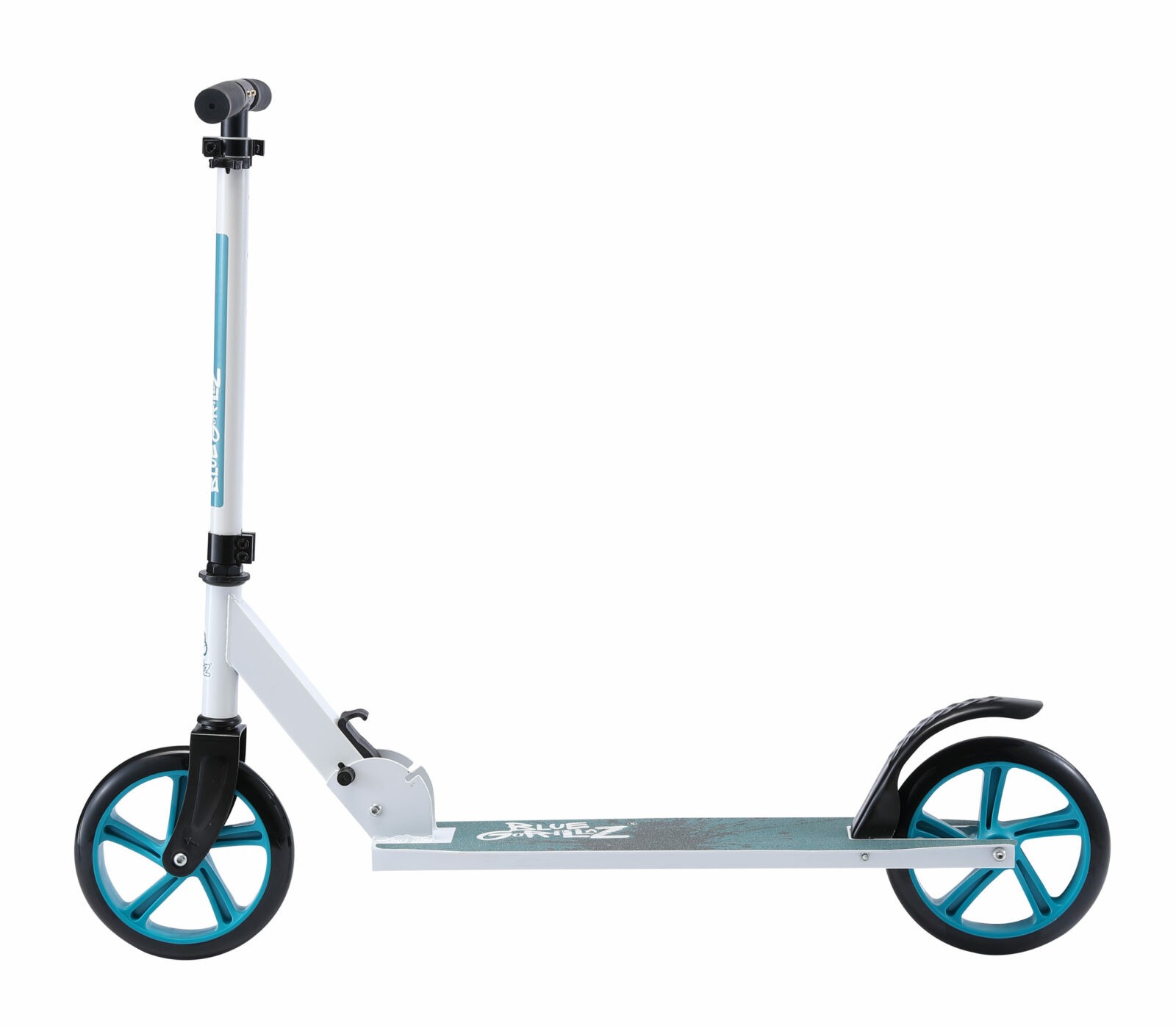 BLUE GORILLAZ Alu City , 205mm vouwstep Super Slim, wit - Afbeelding 2