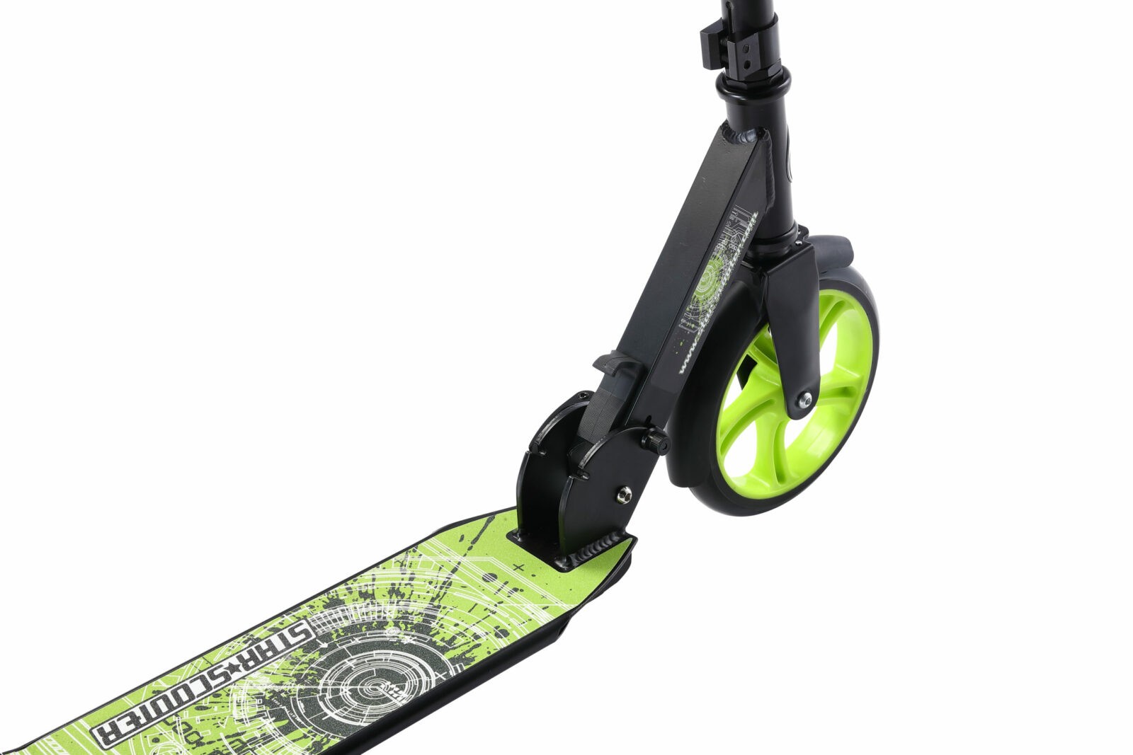 STAR SCOOTER Alu City vouwbaar 205mm Cruising zwart / groen - Afbeelding 4