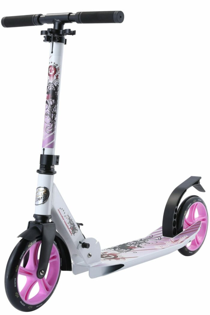 STAR SCOOTER Alu City vouwbaar 205mm Cruising wit / lila