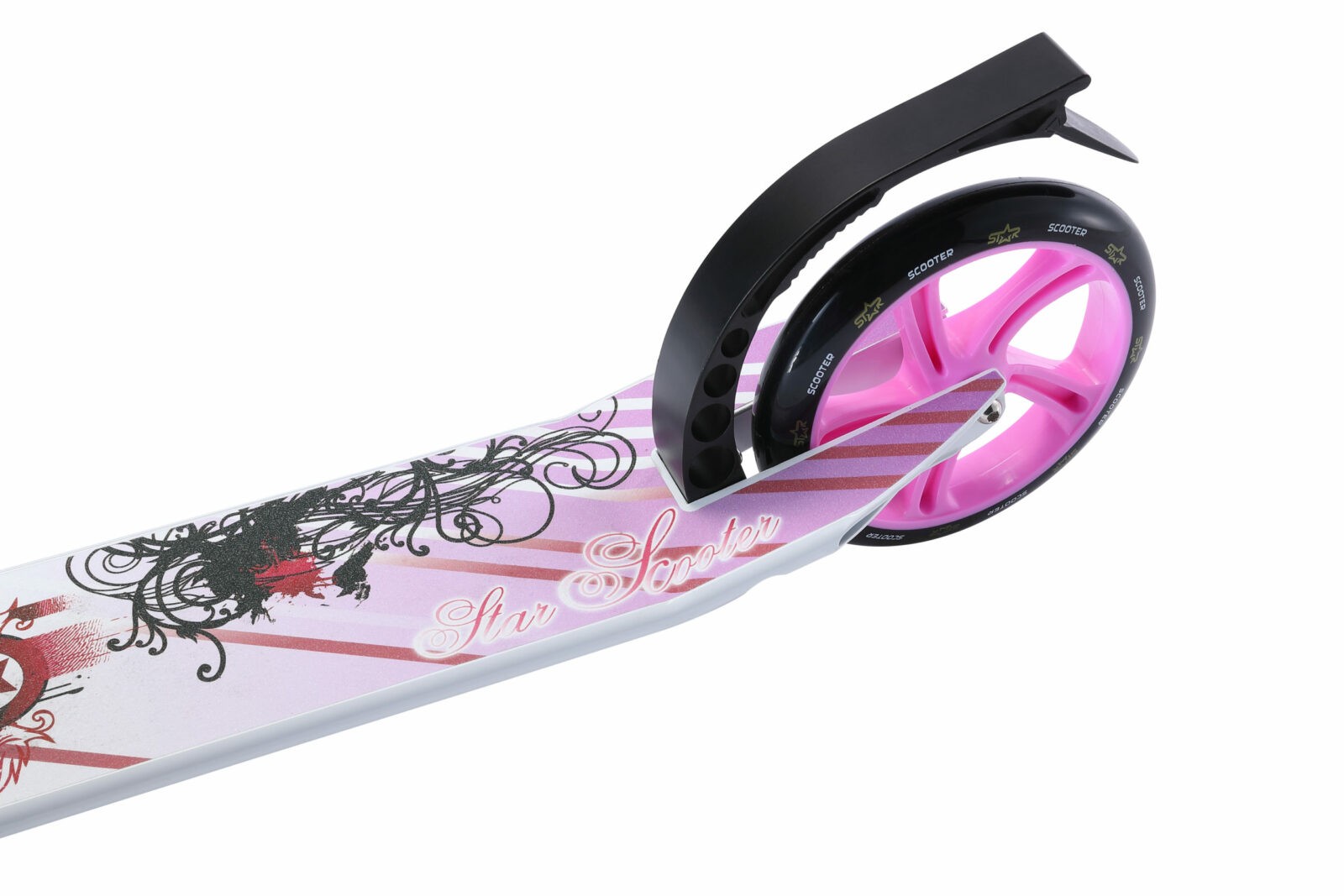 STAR SCOOTER Alu City vouwbaar 205mm Cruising wit / lila - Afbeelding 3