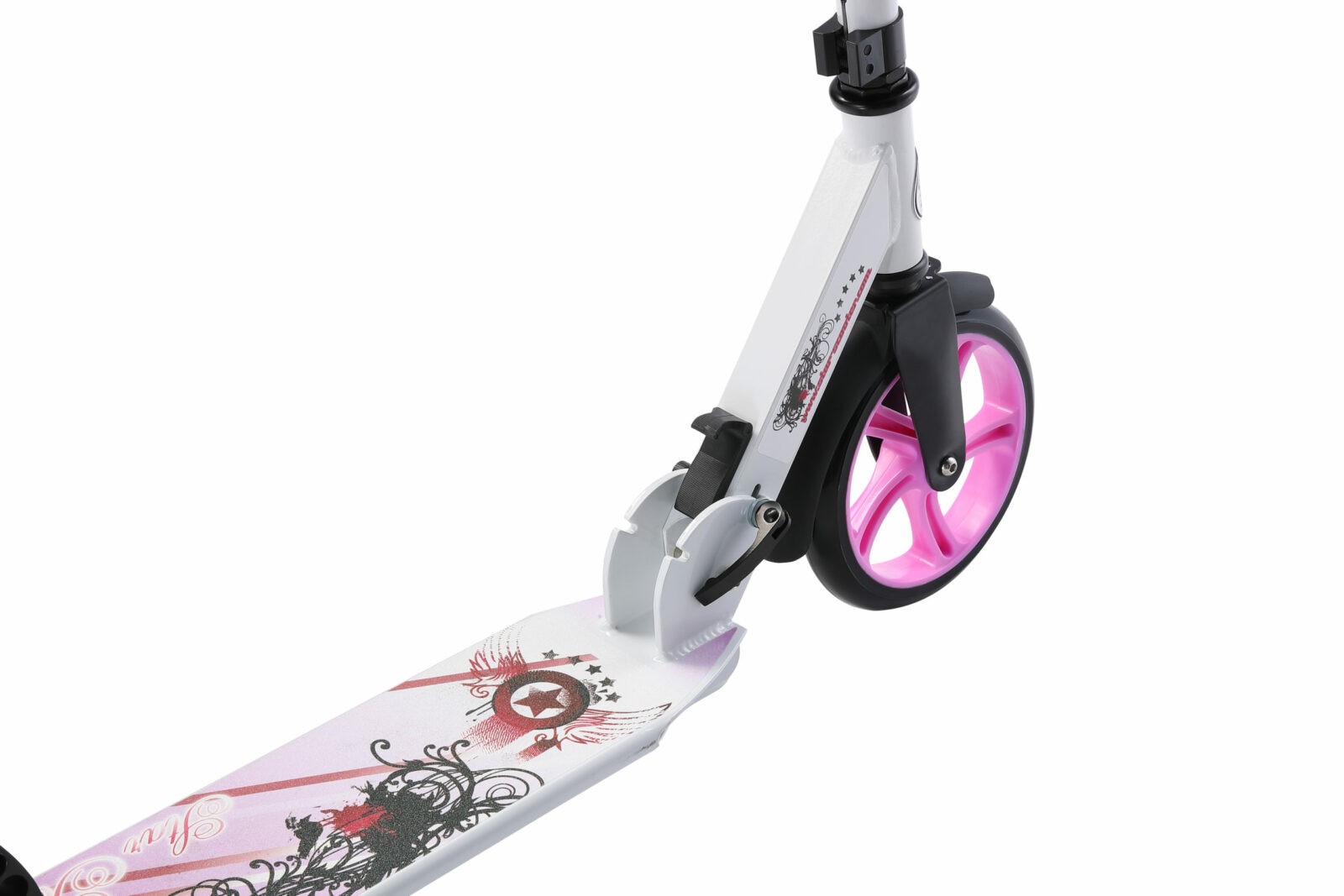 STAR SCOOTER Alu City vouwbaar 205mm Cruising wit / lila - Afbeelding 4