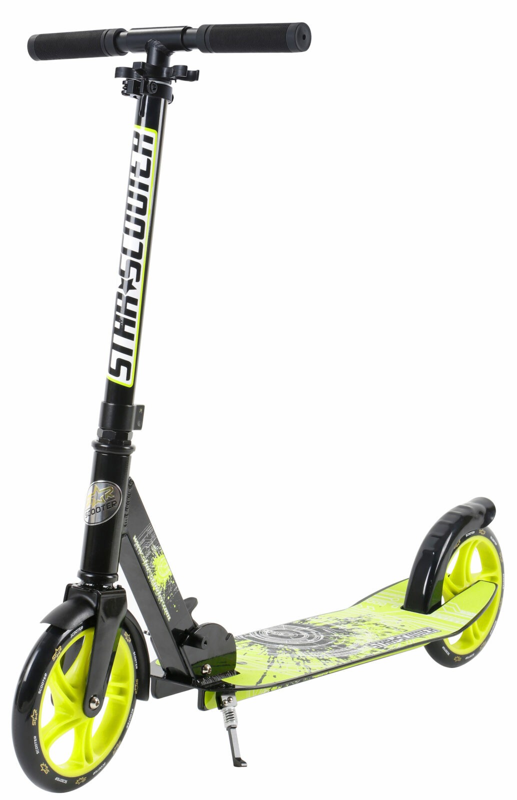 STAR SCOOTER Alu City vouwbaar 205mm XXL staplank zwart / groen