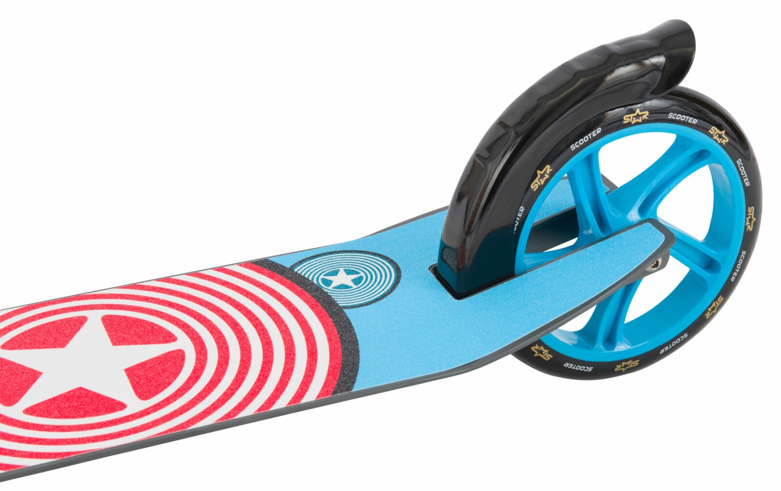 STAR SCOOTER Alu City vouwbaar 205mm XXL staplank grijs / blauw - Afbeelding 5