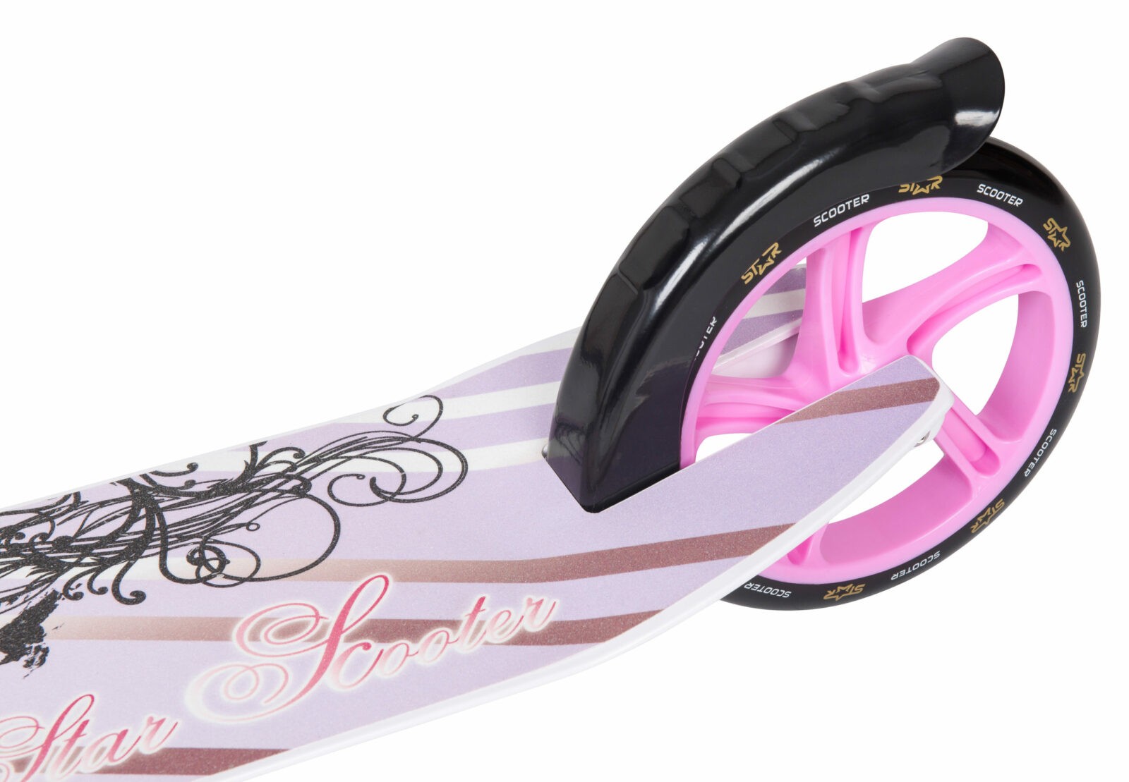 STAR SCOOTER Alu City vouwbaar 205mm XXL staplank wit / lila - Afbeelding 5