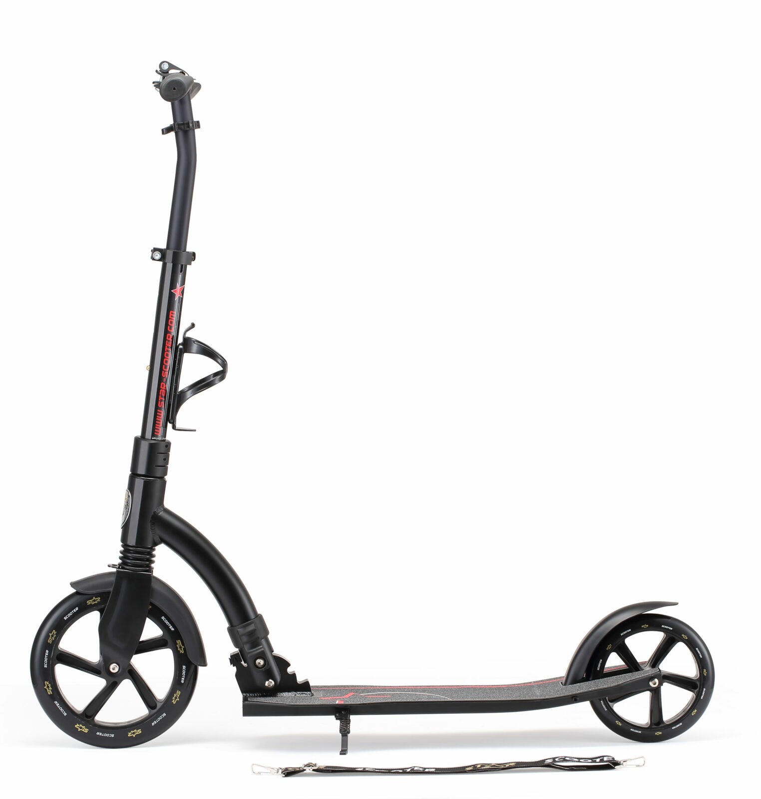 STAR SCOOTER Alu City vouwbaar 230mm geveerd zwart - Afbeelding 2