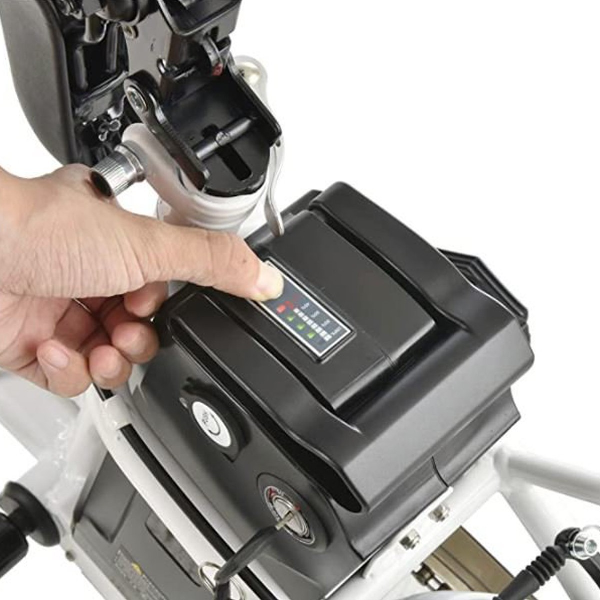 Elektrische vouwfiets Nemesis lage instap zwart 13 Ah - Afbeelding 4