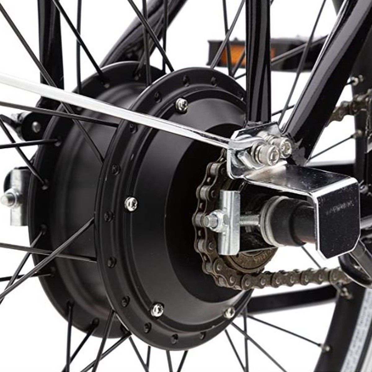 Elektrische vouwfiets Nemesis lage instap zwart 13 Ah - Afbeelding 3