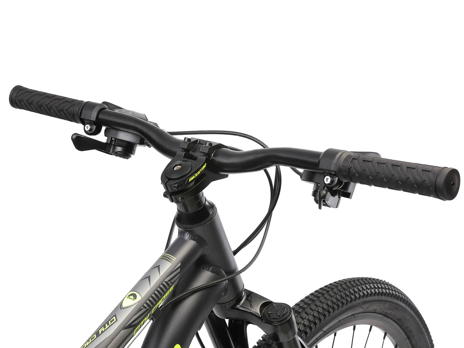 Bikestar Fully MTB Alu 26 Inch 21 Speed Zwart/groen - Afbeelding 4