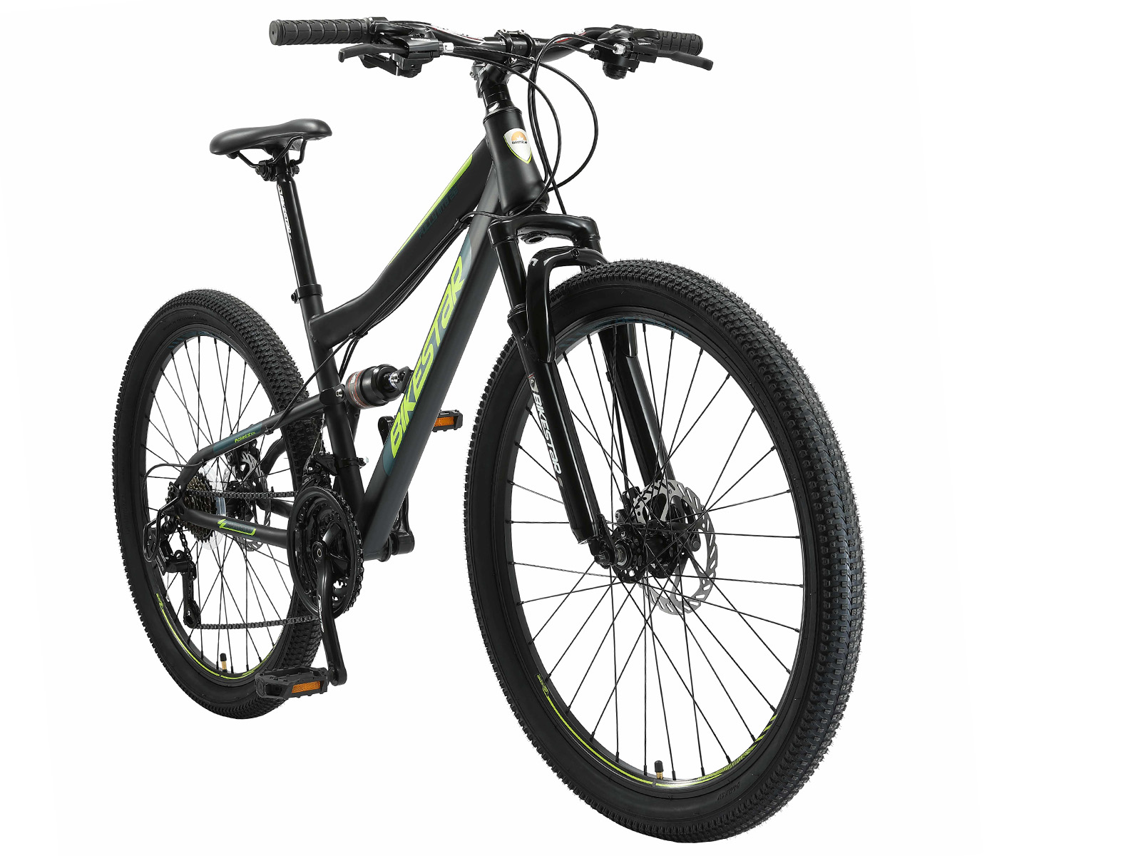 Bikestar Fully MTB Staal Medium 26 Inch 21 Speed Zwart - Afbeelding 2