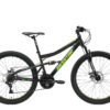 Bikestar MTB Fully staal 26 inch zwart