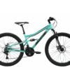 Bikestar MTB Fully staal 26 inch mintgroen