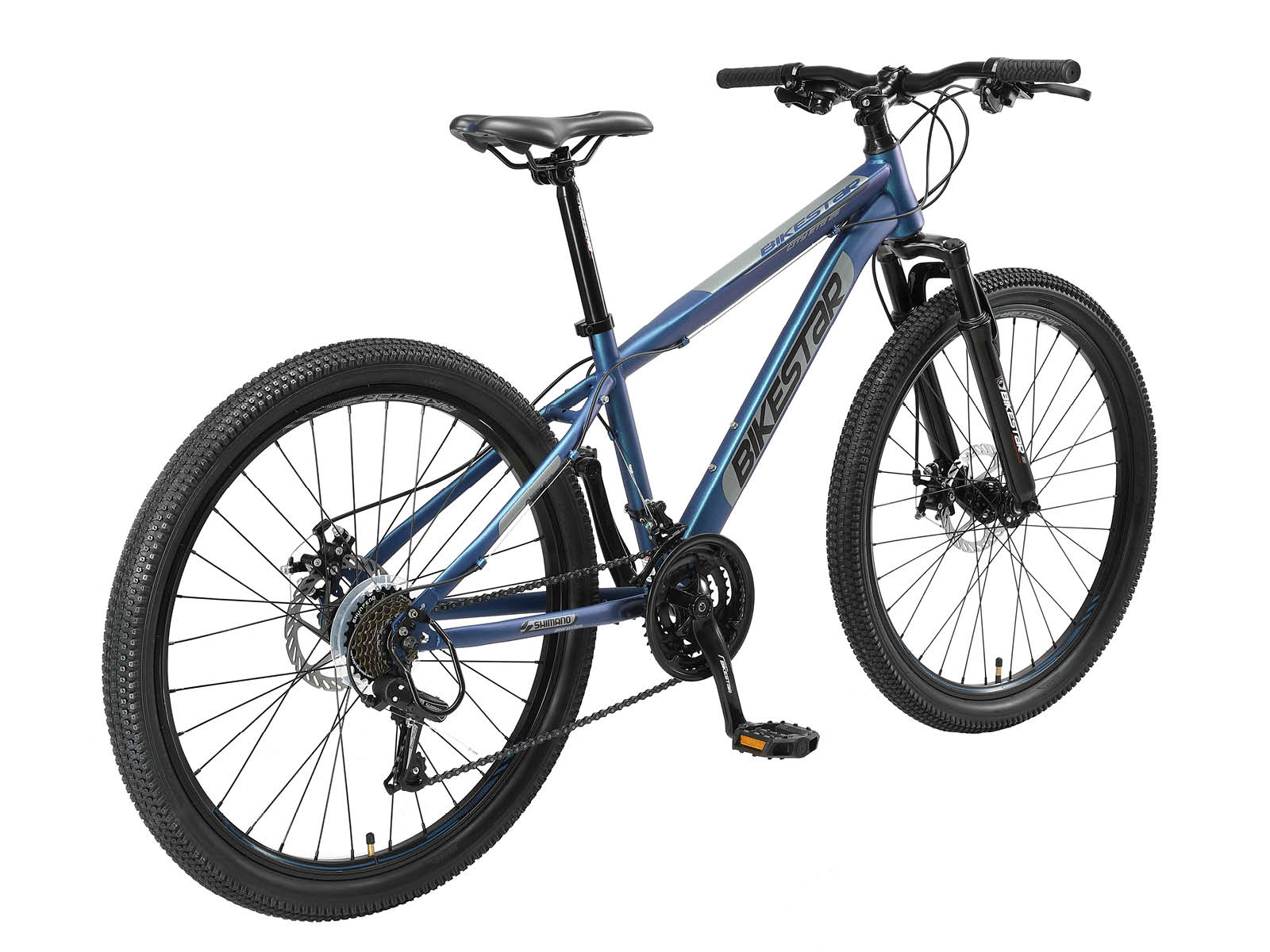 Bikestar Hardtail MTB Staal M 26 Inch 21 Speed blauw - Afbeelding 3