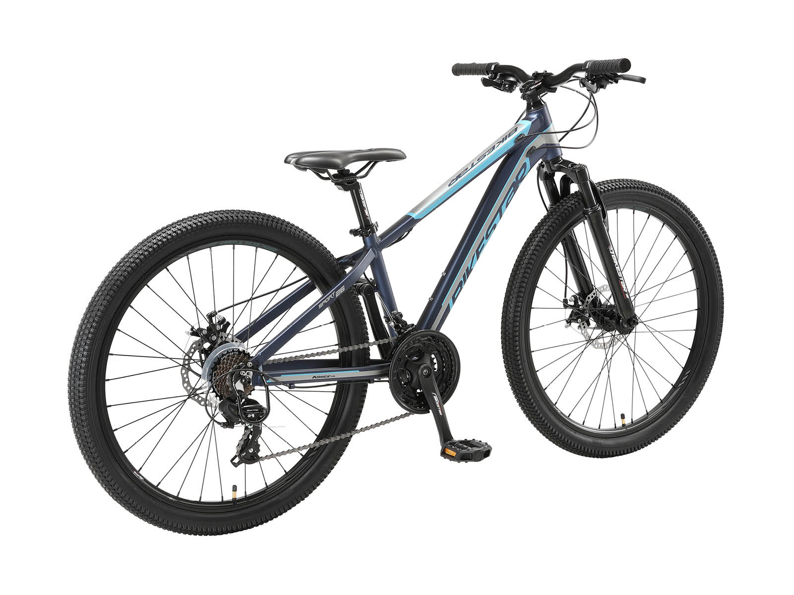Bikestar Hardtail MTB Alu Sport S 26 Inch 21 Speed blauw - Afbeelding 3