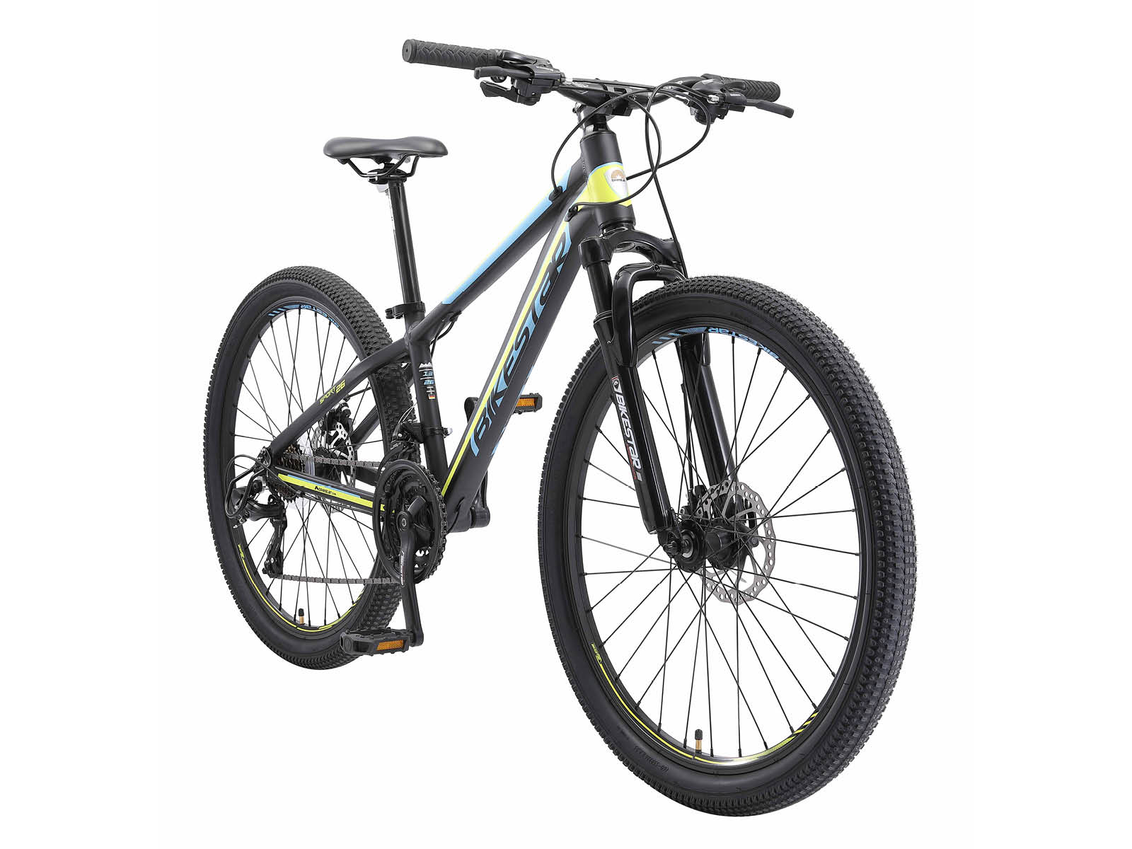 Bikestar Hardtail MTB Alu Sport S 26 Inch 21 Speed zwart/blauw - Afbeelding 2