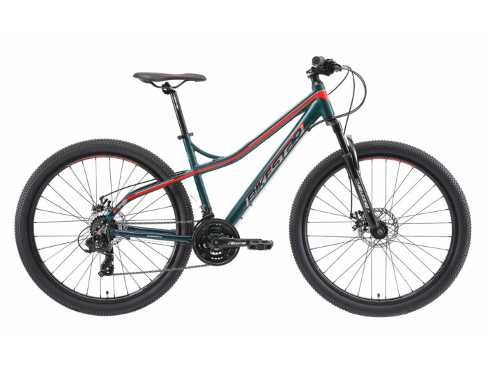bikestar 27 inch MTB groen/rood