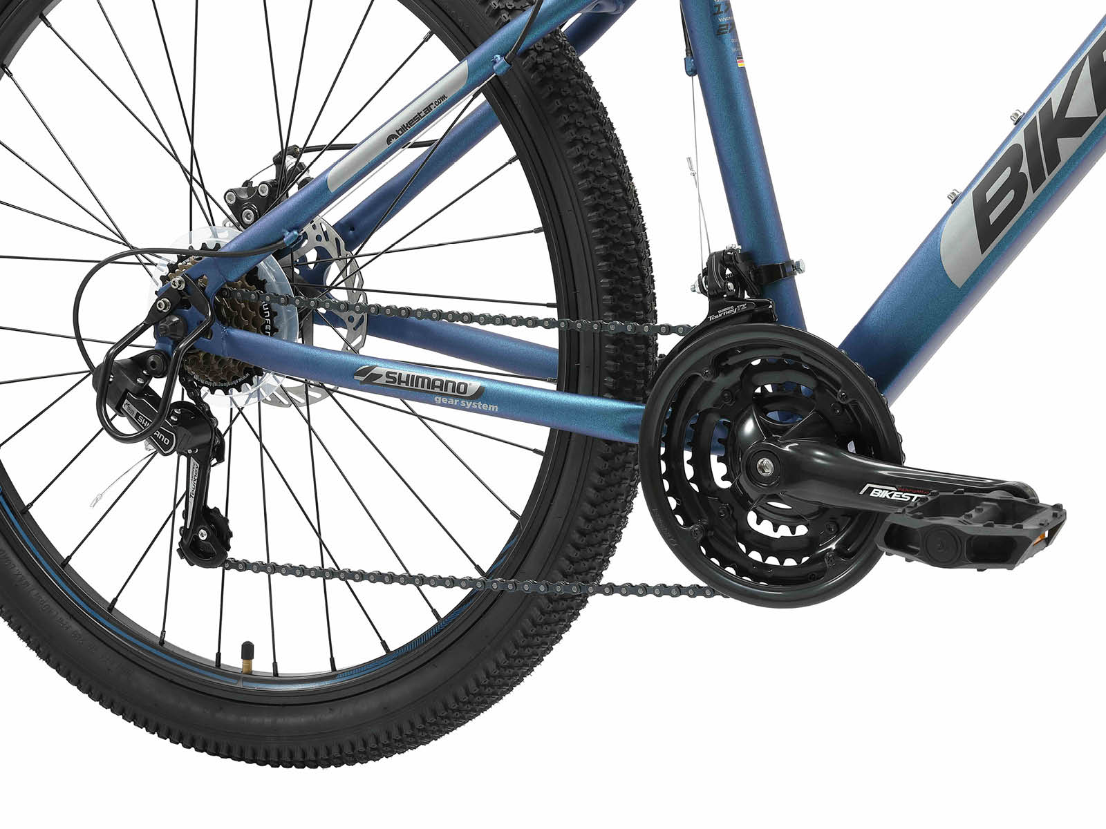 Bikestar Hardtail Staal MTB Medium 27,5 Inch 21 Speed blauw - Afbeelding 5