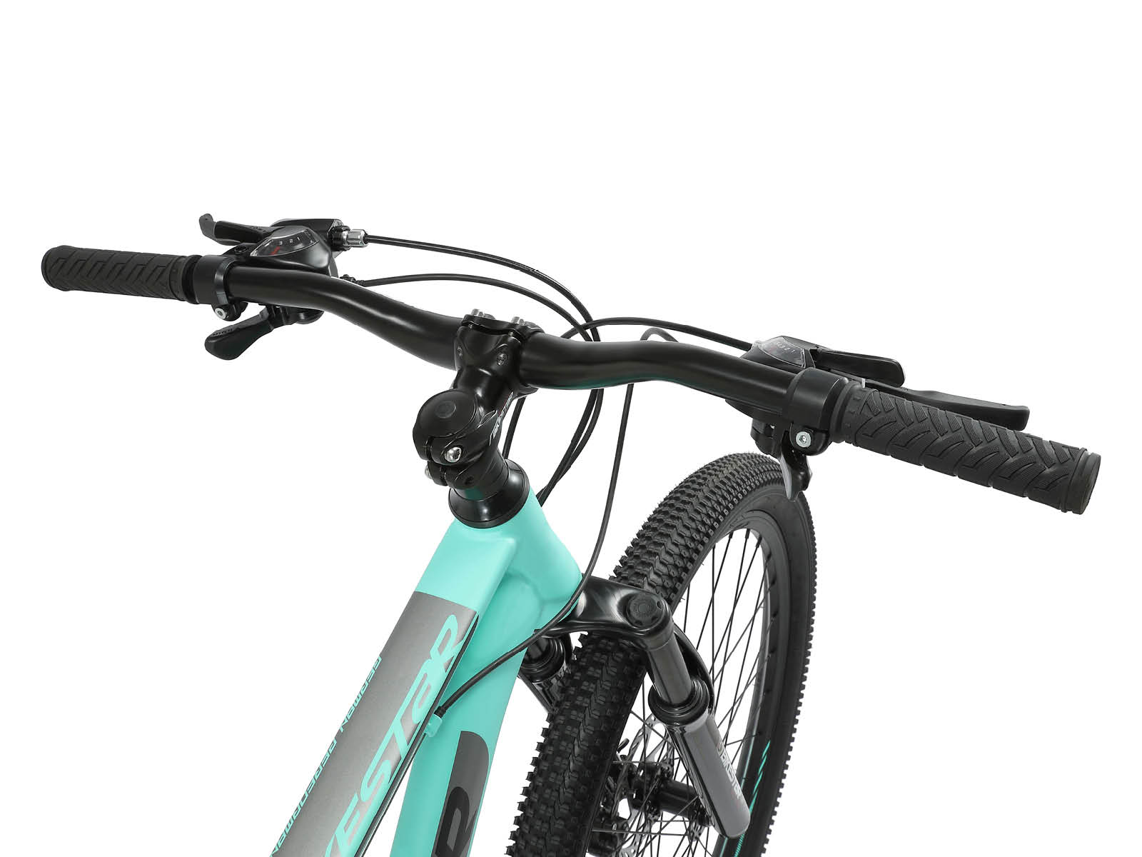 Bikestar Hardtail Staal MTB Medium 27,5 Inch 21 Speed turqoise - Afbeelding 4