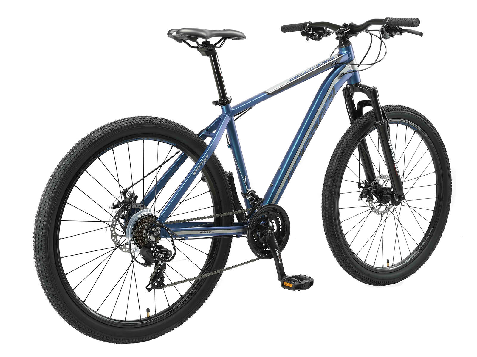 Bikestar Hardtail MTB Alu Sport L 27,5 Inch 21 Speed Blauw - Afbeelding 3
