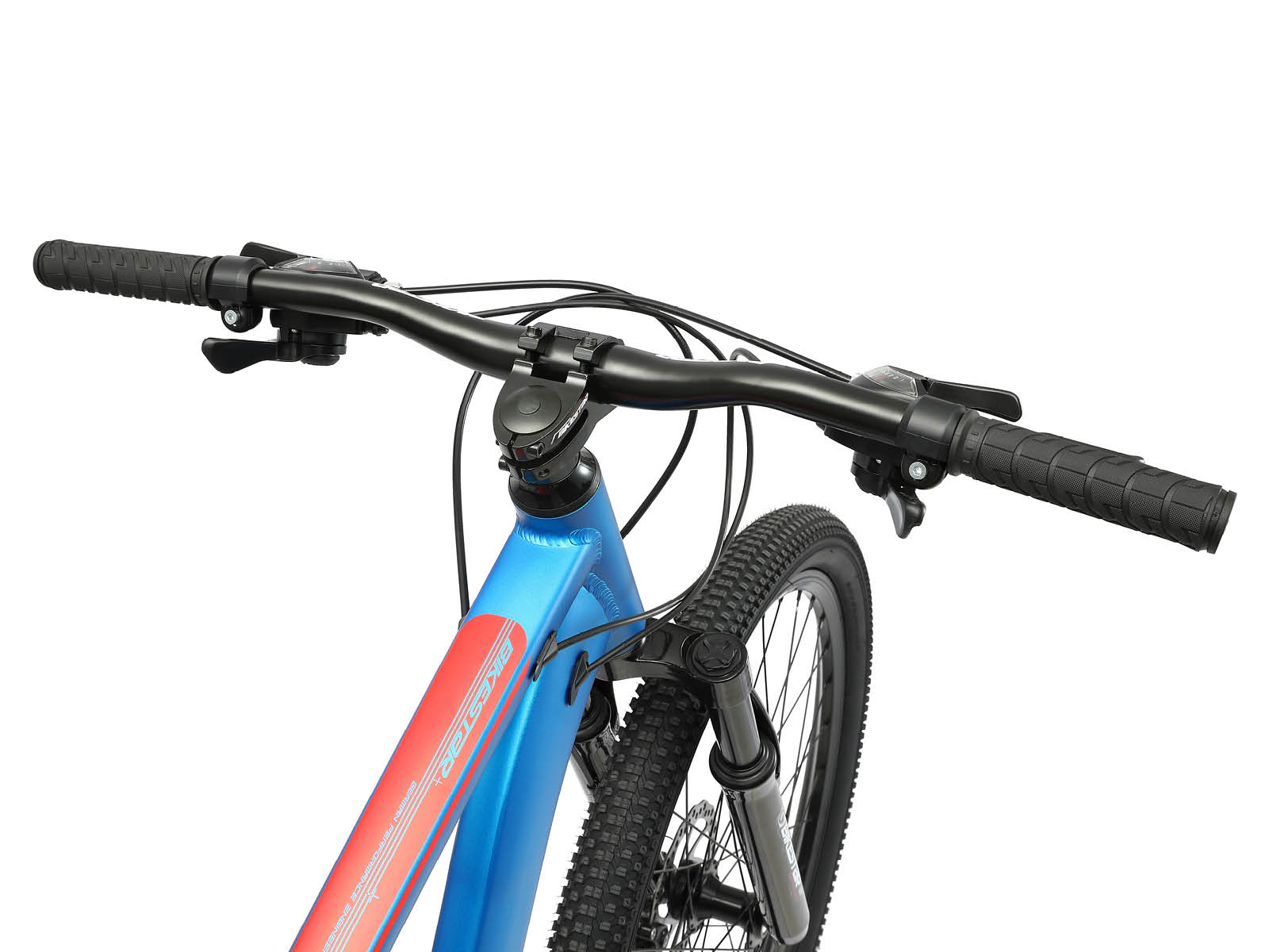 Bikestar Hardtail MTB Alu Sport L 27,5 Inch 21 Speed Blauw/rood - Afbeelding 4