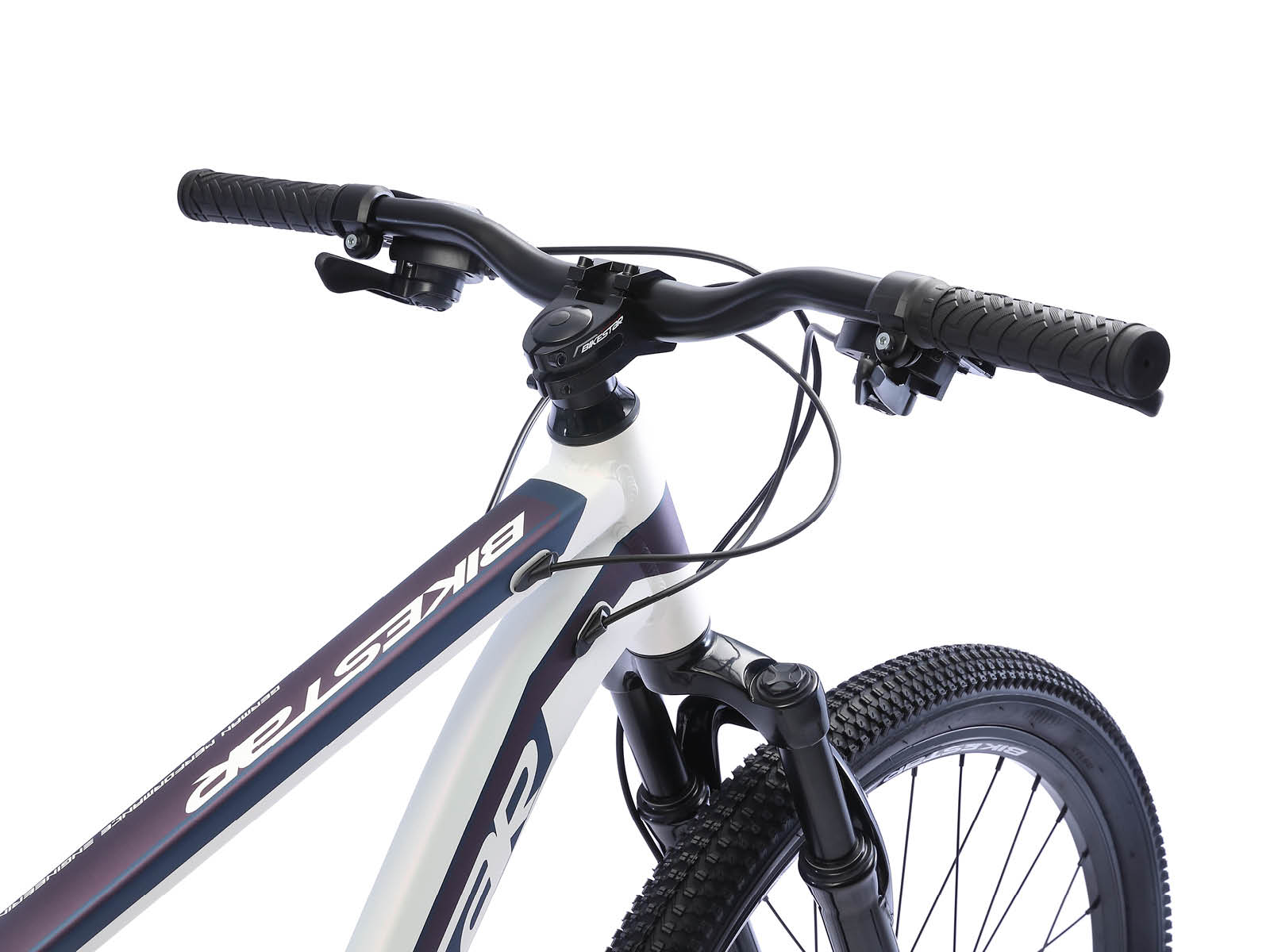 Bikestar Hardtail MTB Alu Sport L 27,5 Inch 21 Speed Wit - Afbeelding 4