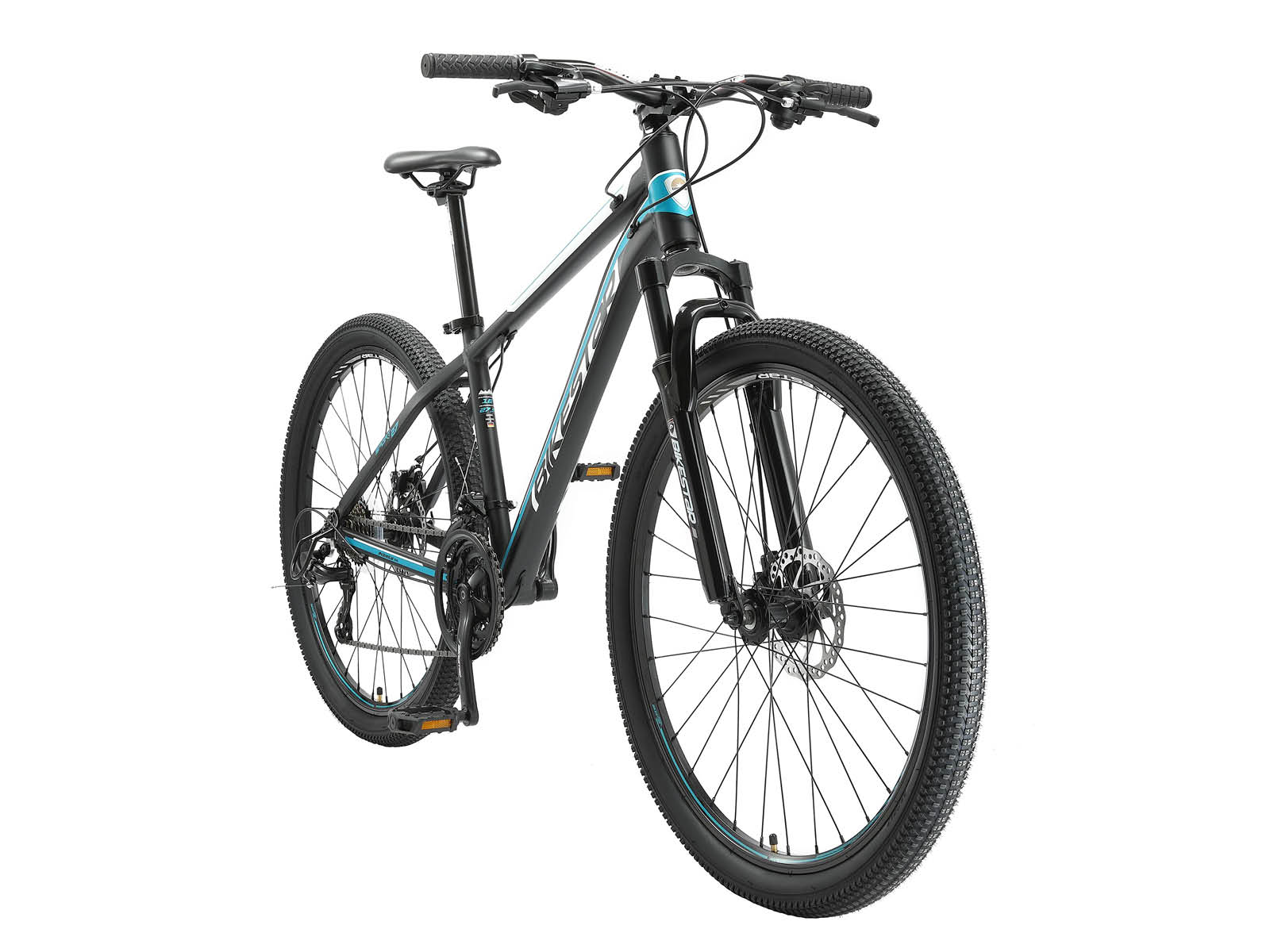 Bikestar Hardtail MTB Alu Sport M 27,5 Inch 21 Speed Zwart/blauw - Afbeelding 2