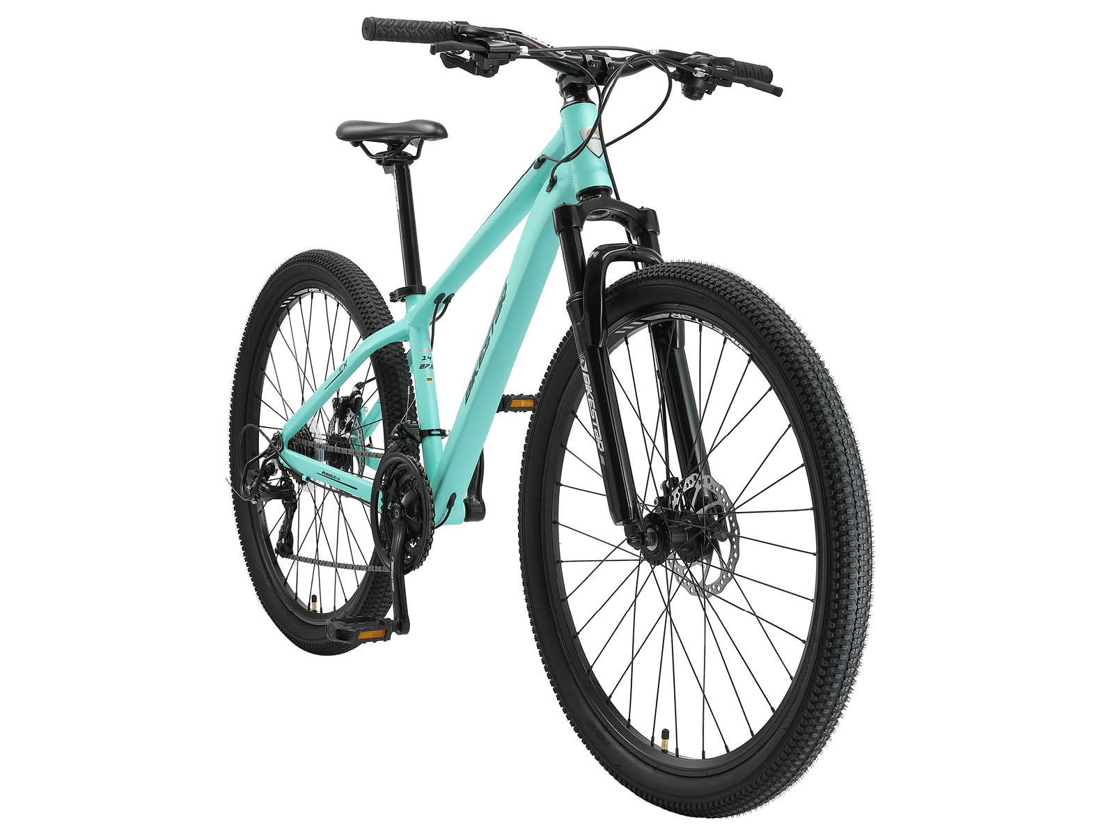Bikestar Hardtail MTB Alu Sport S 27.5 Inch 21 Speed Mintgroen - Afbeelding 2